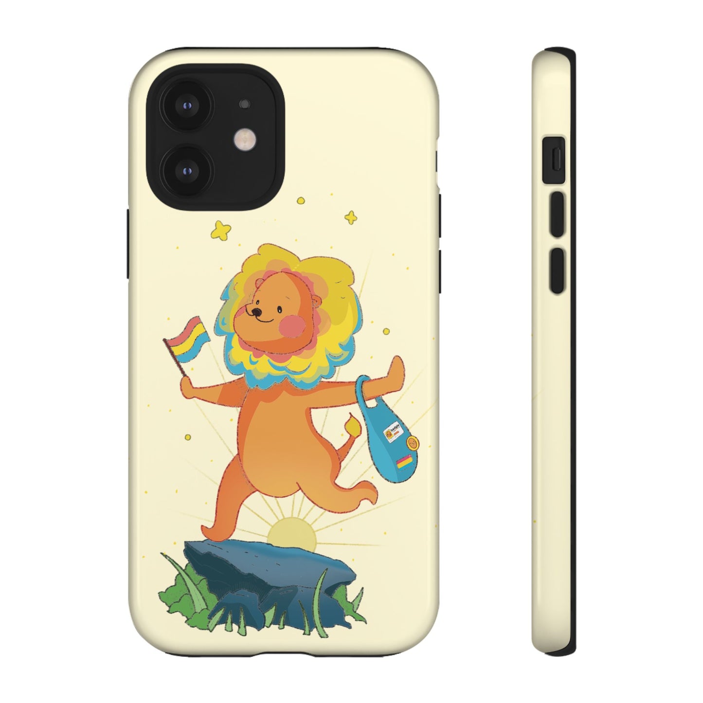 Badgie iPhone Case - Pansexual Lion "Barb" - Badgie.co