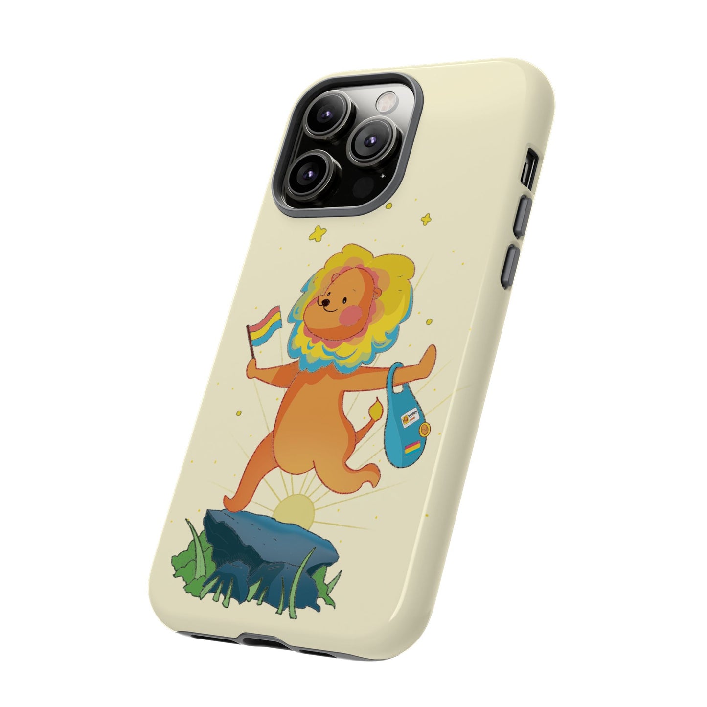 Badgie iPhone Case - Pansexual Lion "Barb" - Badgie.co