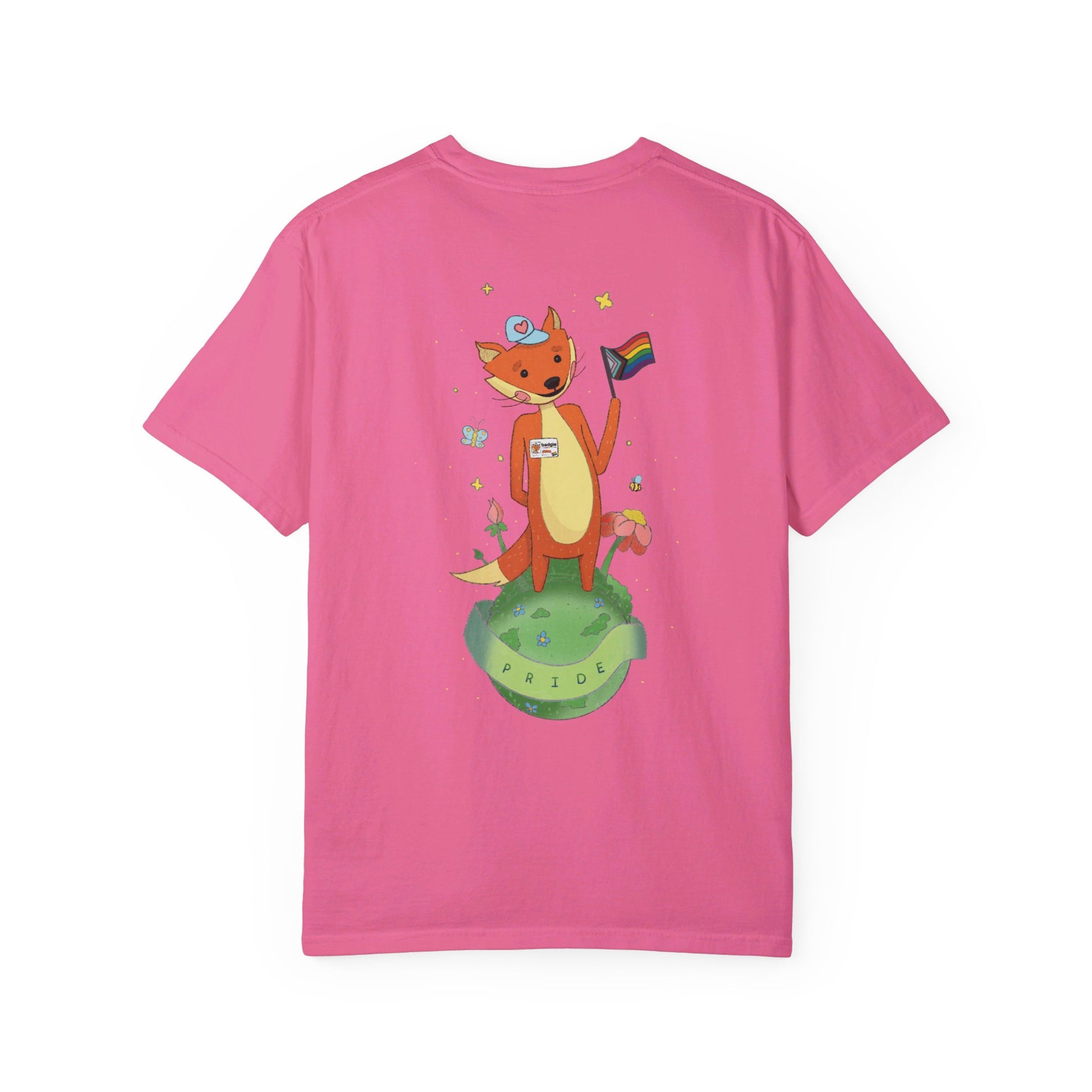 Badgie T-Shirt - Pride Fox "Kit" - Badgie.co