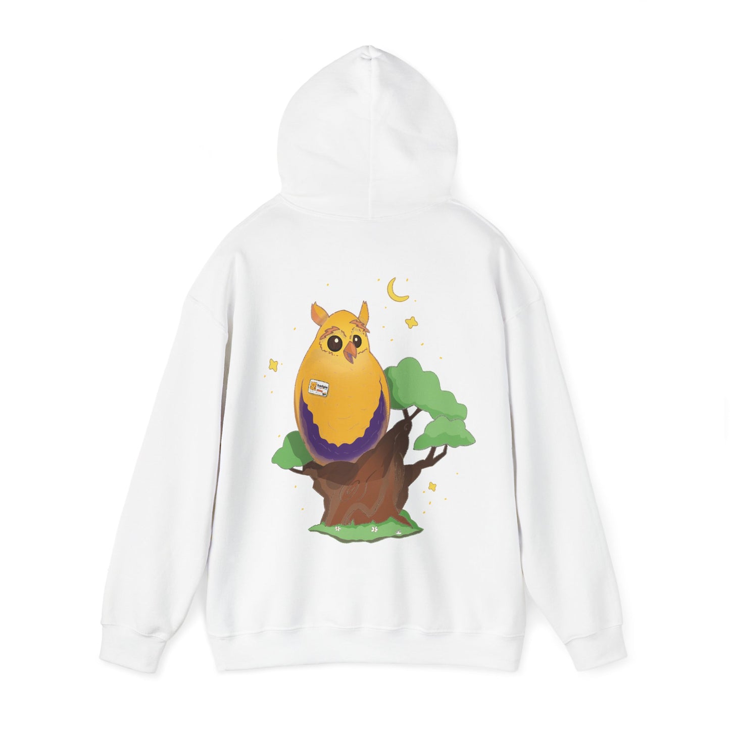 Badgie Hoodie - Intersex Owl "Albert" - Badgie.co