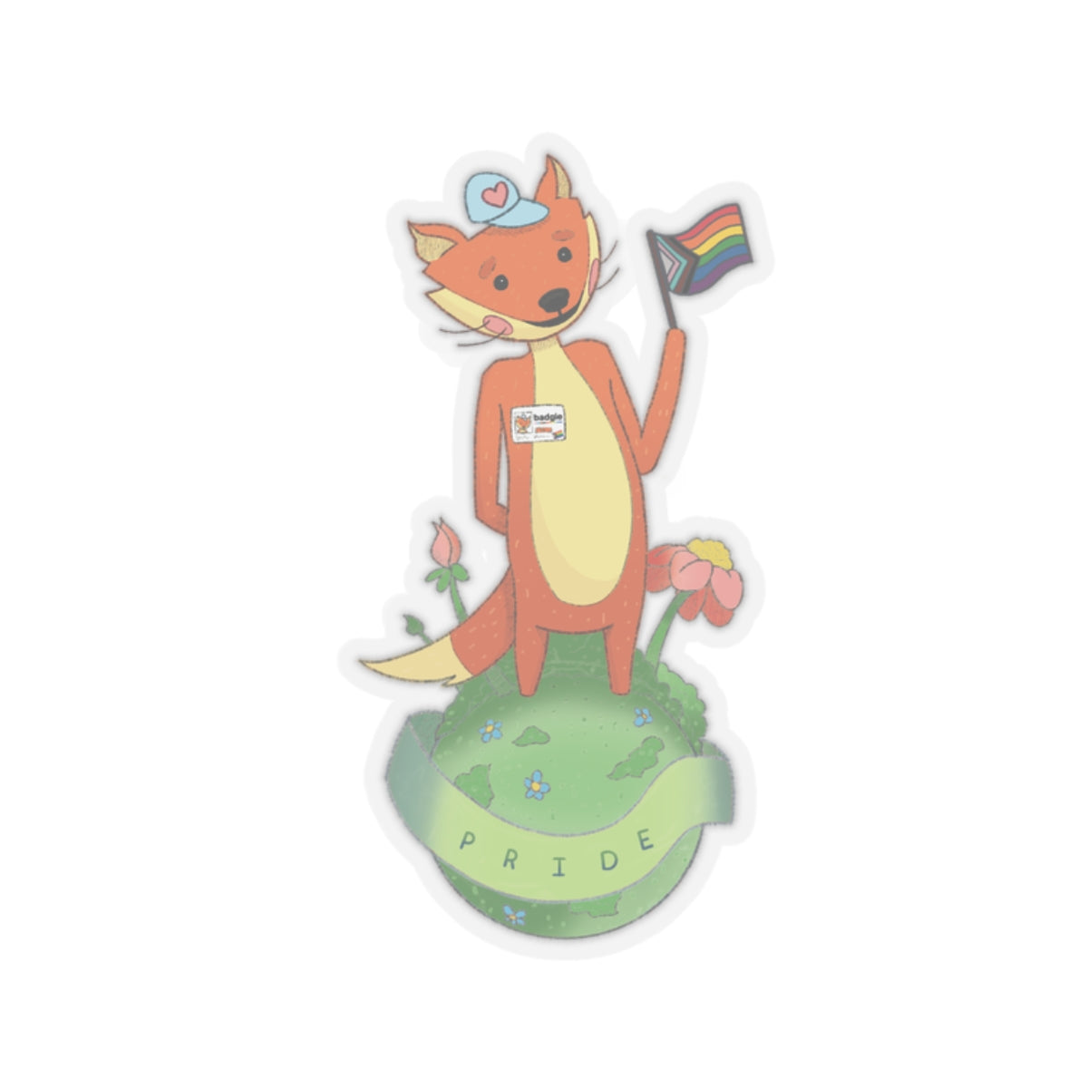Kiss-Cut Stickers - Pride Fox "Kit" - Badgie.co
