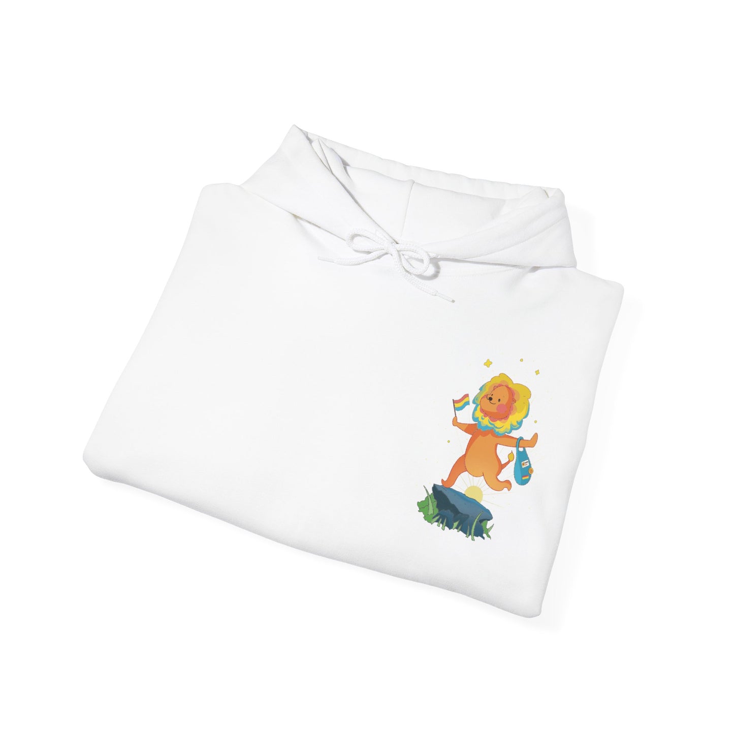 Badgie Hoodie - Pansexual Lion "Barb" - Badgie.co