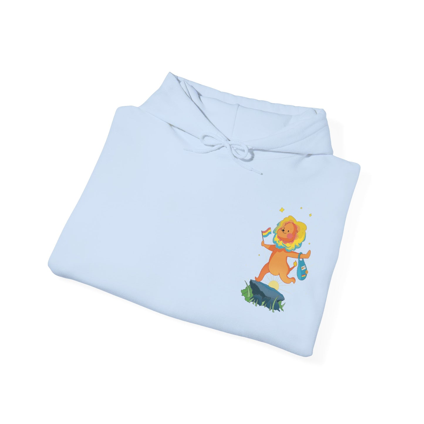 Badgie Hoodie - Pansexual Lion "Barb" - Badgie.co