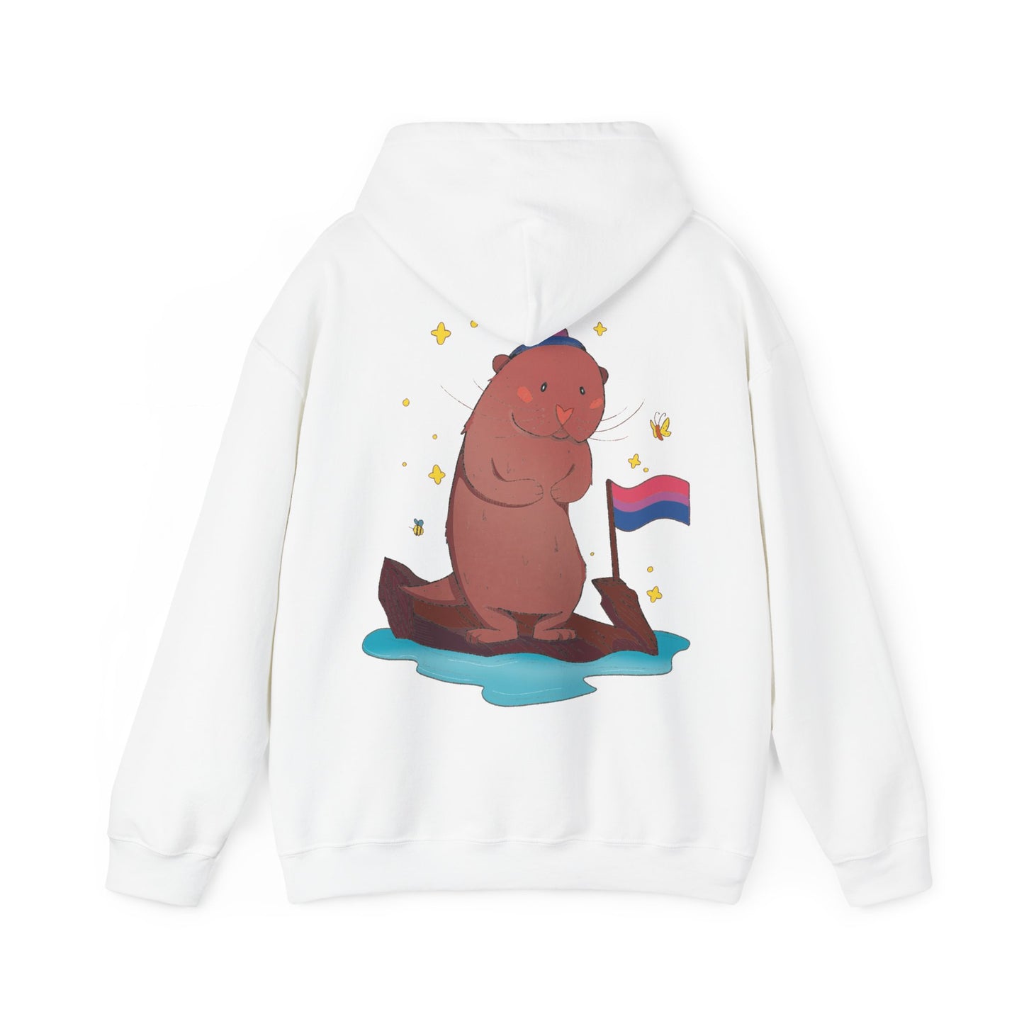 Badgie Hoodie - Bisexual Otter "River" - Badgie.co