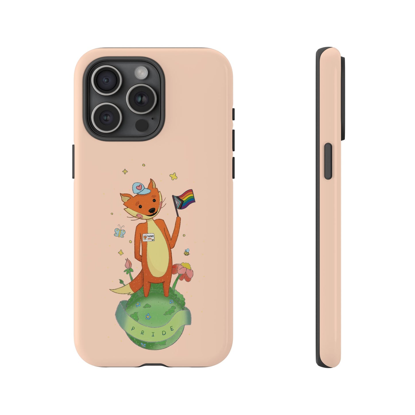 Badgie iPhone Case - Pride Fox "Kit" - Badgie.co