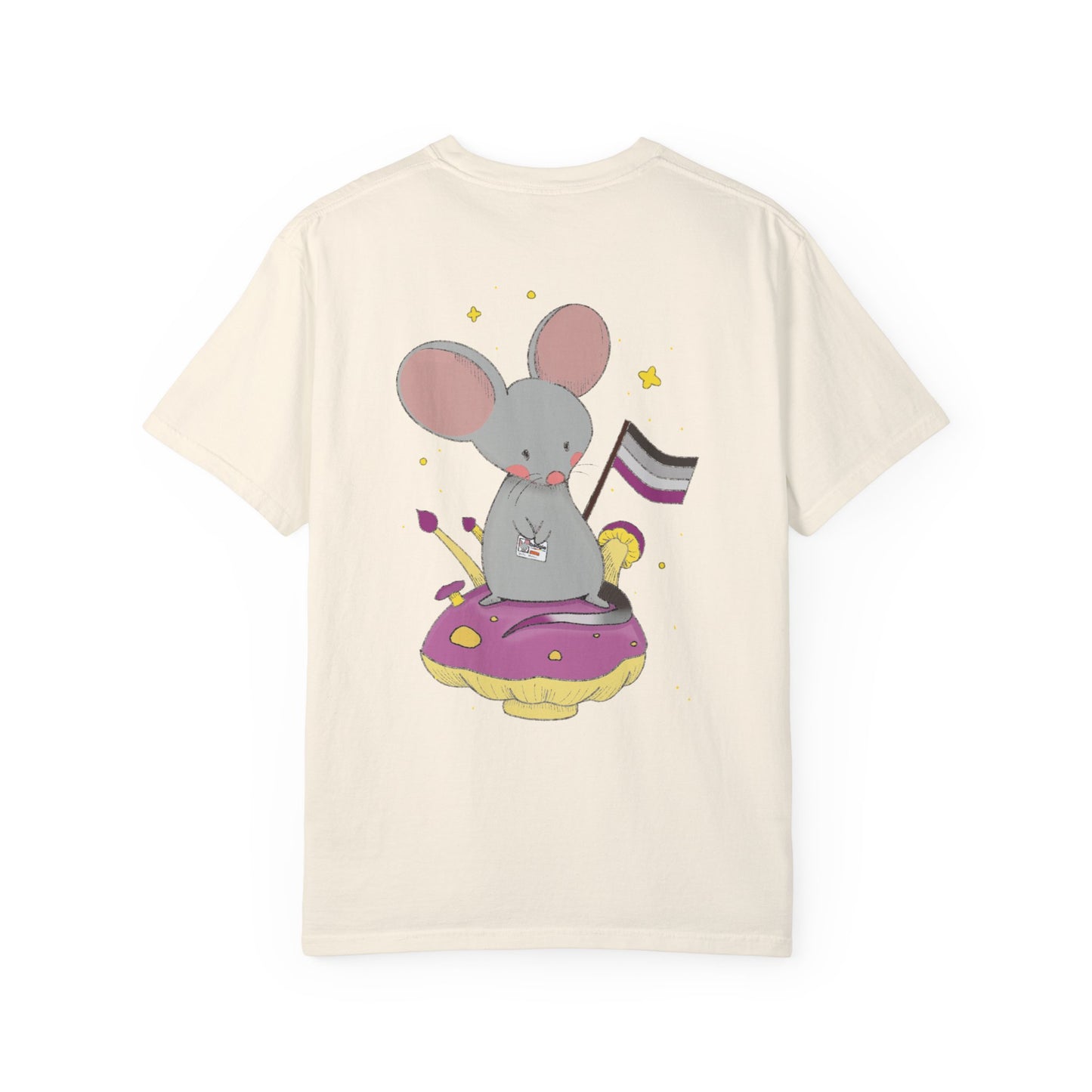 Badgie T-Shirt - Asexual Mouse "Roan" - Badgie.co