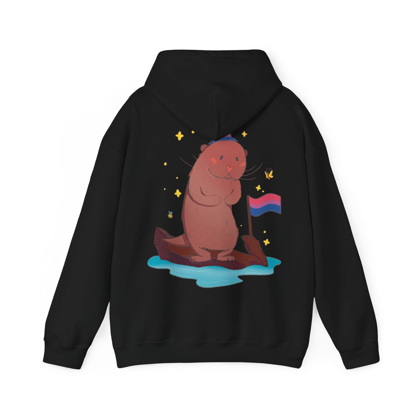 Badgie Hoodie - Bisexual Otter "River" - Badgie.co