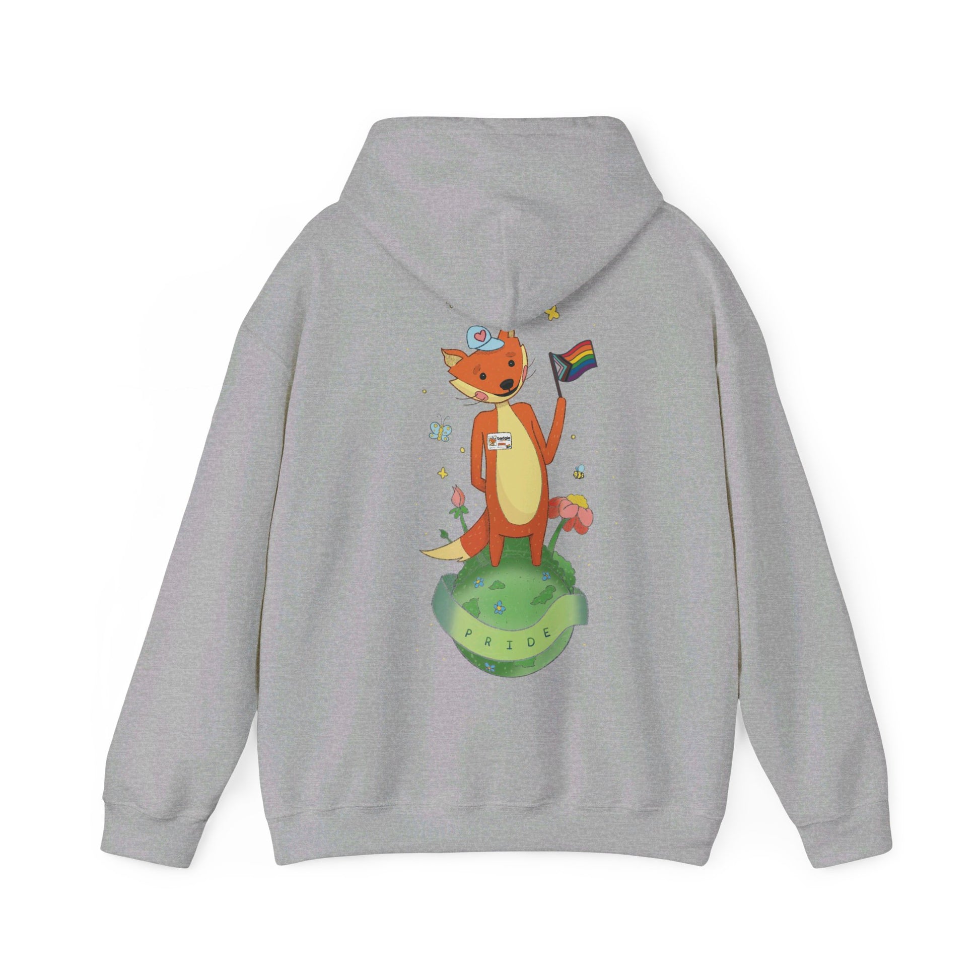 Badgie Hoodie - Pride Fox "Kit" - Badgie.co