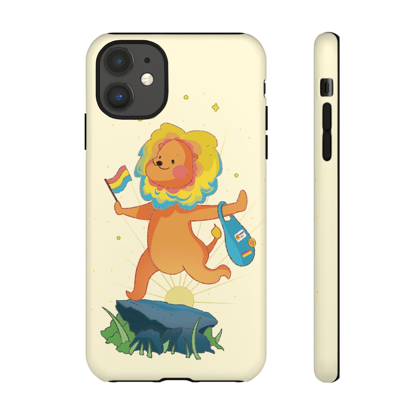 Badgie iPhone Case - Pansexual Lion "Barb" - Badgie.co