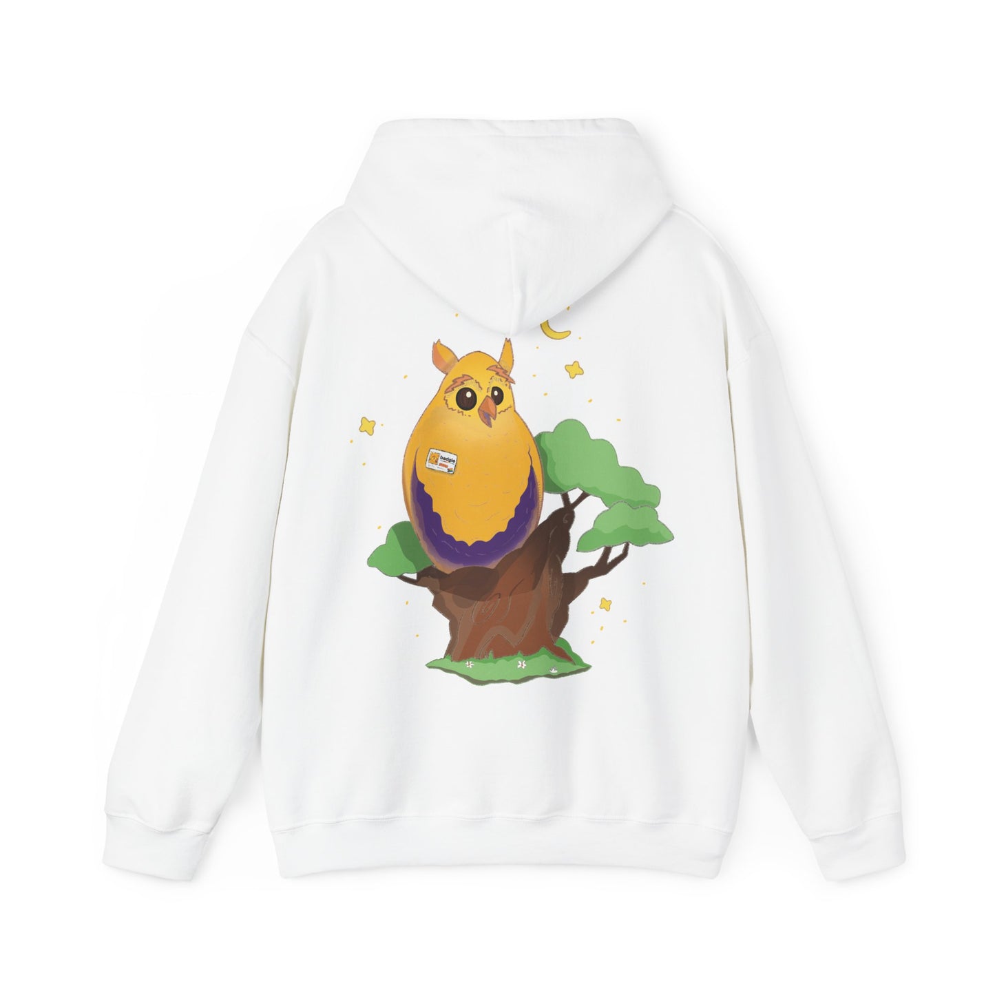 Badgie Hoodie - Intersex Owl "Albert" - Badgie.co