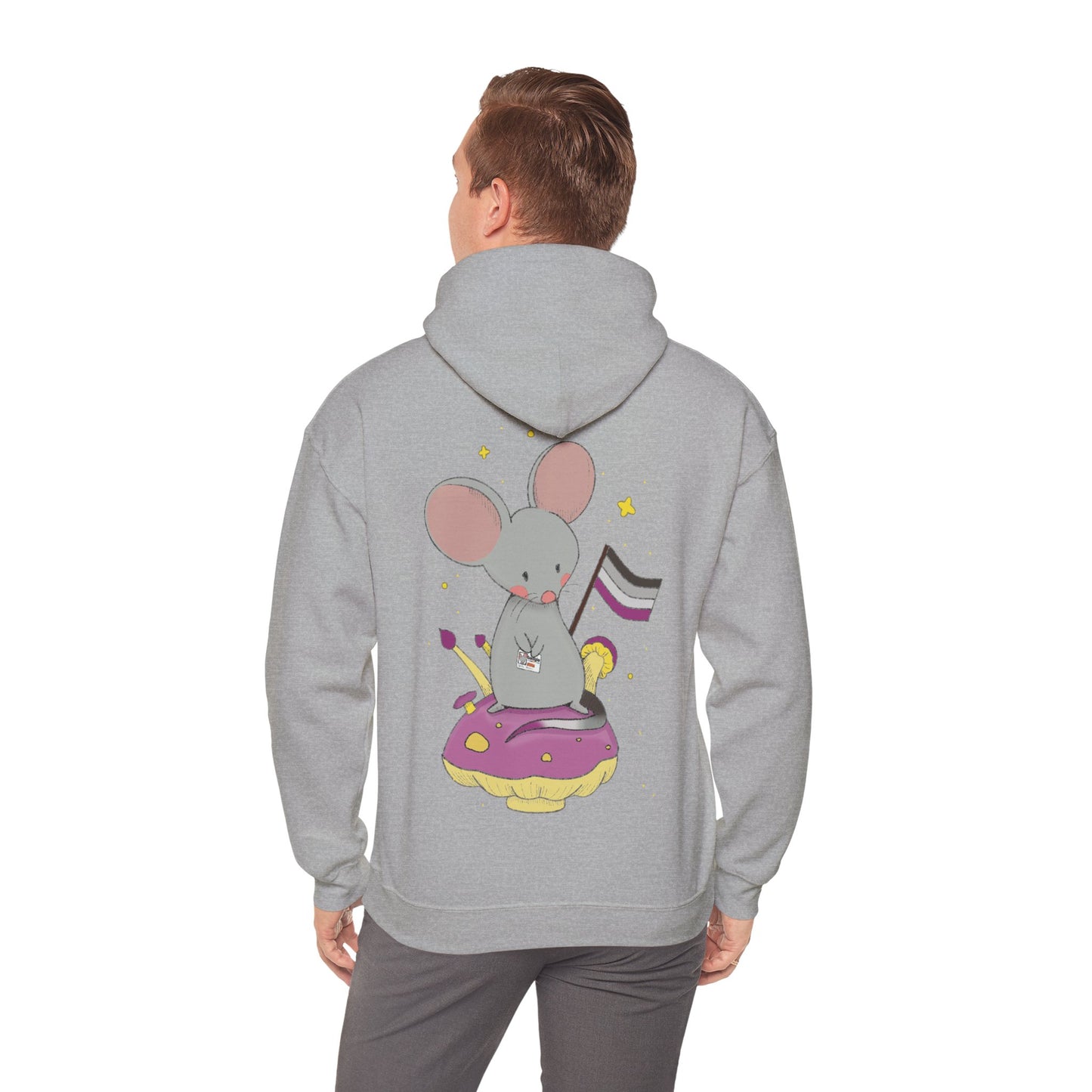 Badgie Hoodie - Asexual Mouse “Roan” - Badgie.co