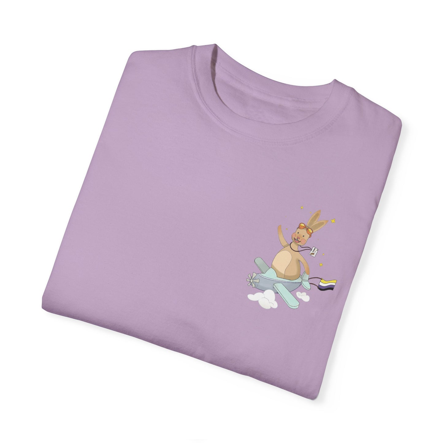 Badgie T-Shirt - Nonbinary Rabbit "Rex" - Badgie.co