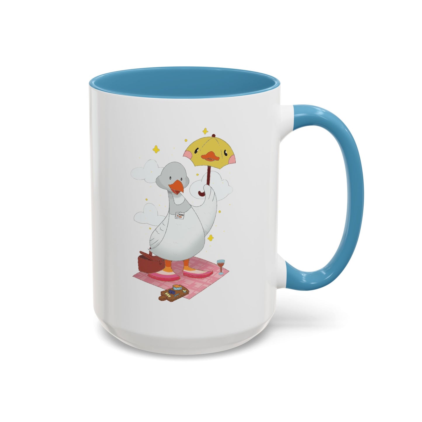 Badgie Ceramic Coffee Mug - Lesbian Goose “Tula” - Badgie.co