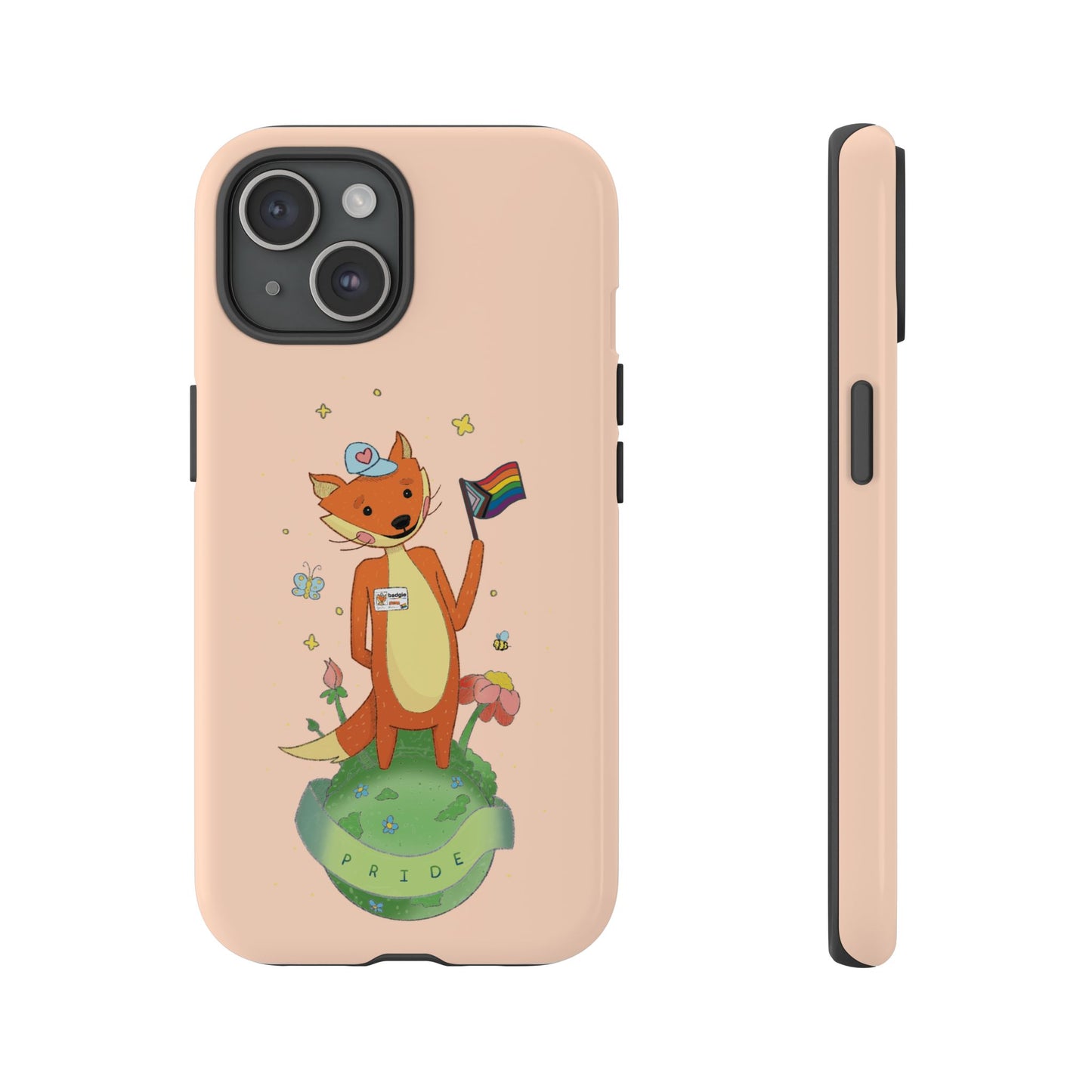 Badgie iPhone Case - Pride Fox "Kit" - Badgie.co