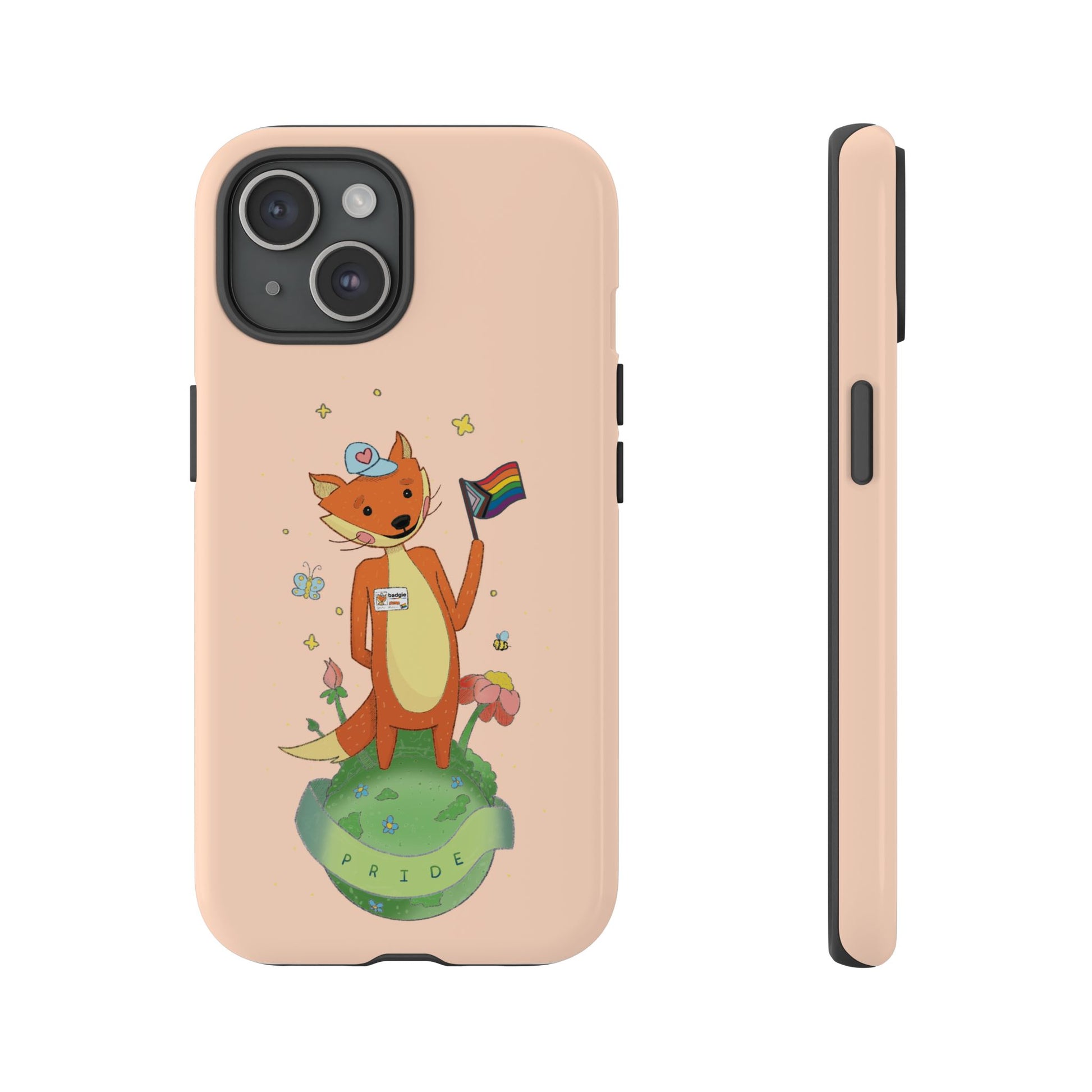 Badgie iPhone Case - Pride Fox "Kit" - Badgie.co