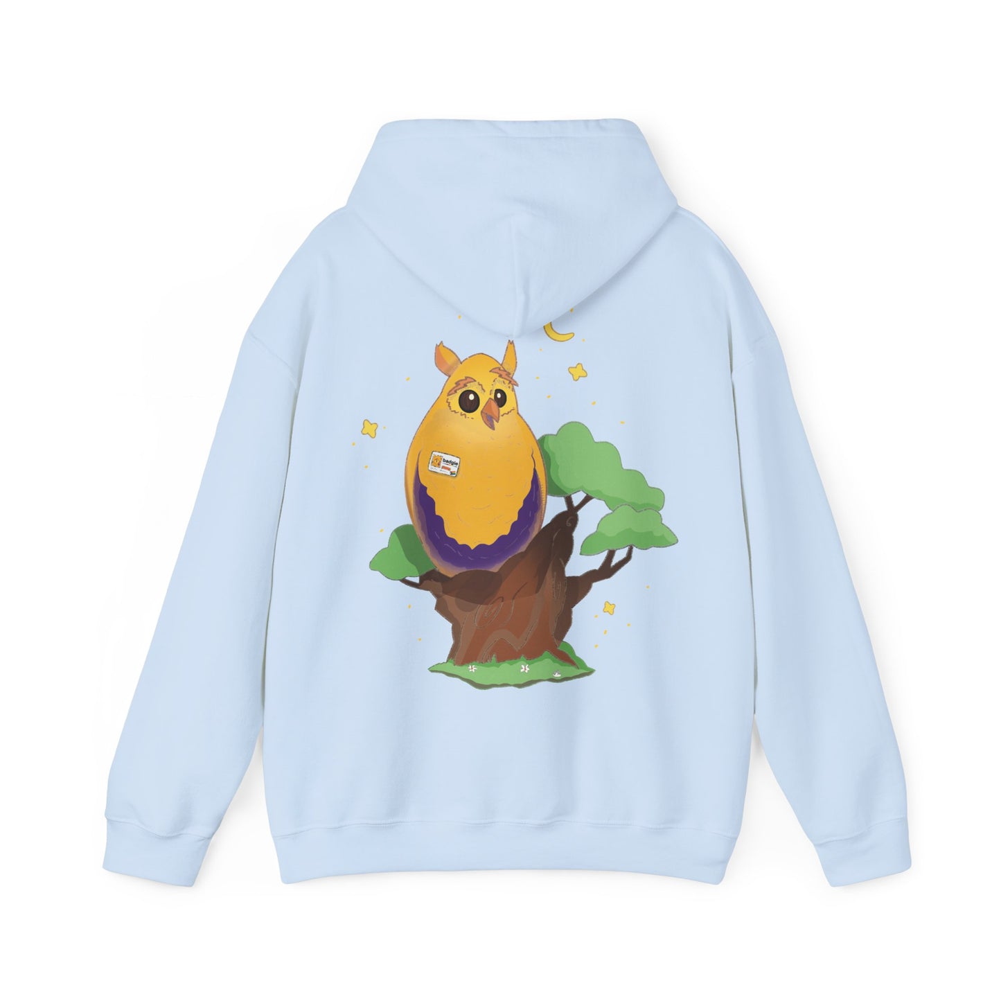 Badgie Hoodie - Intersex Owl "Albert" - Badgie.co