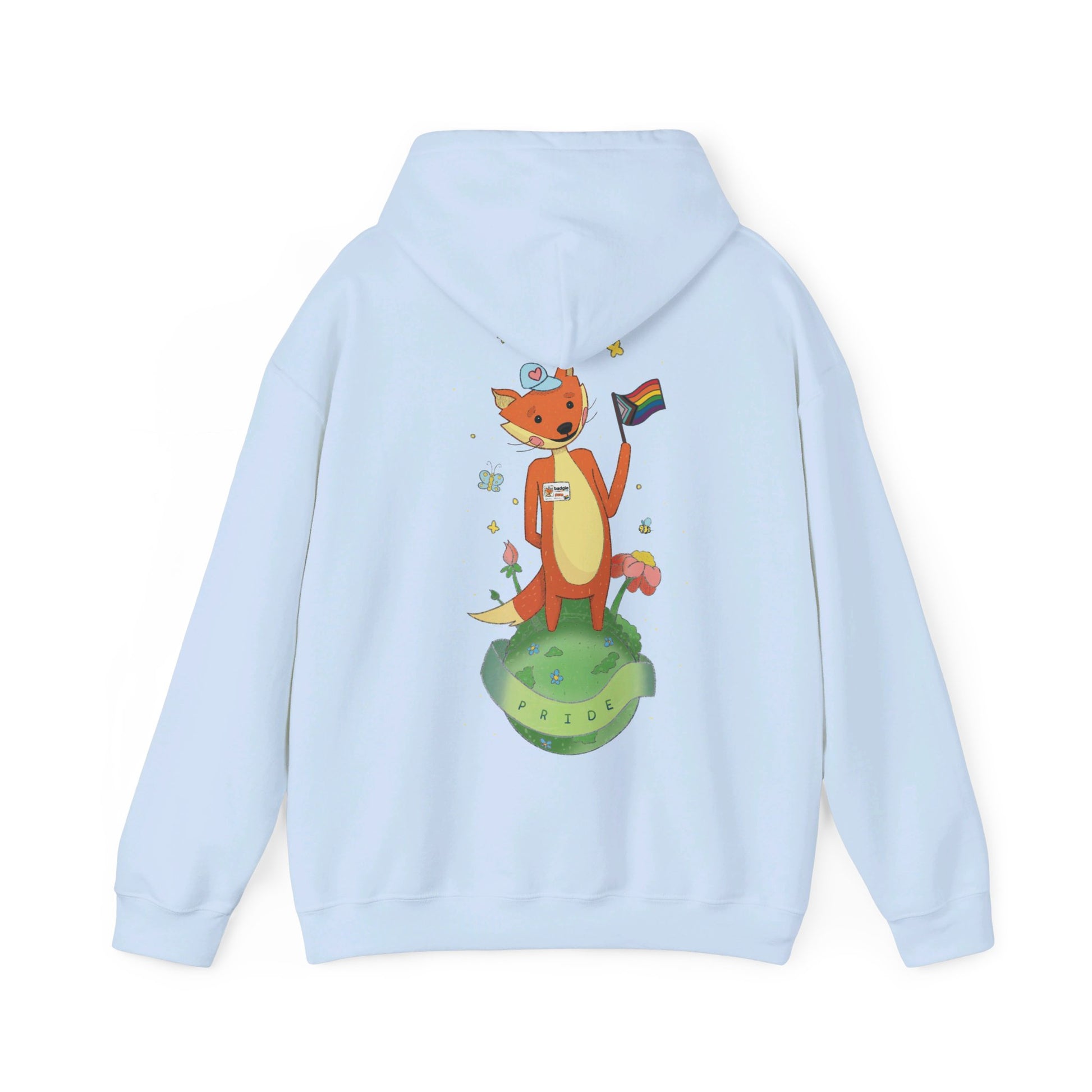 Badgie Hoodie - Pride Fox "Kit" - Badgie.co