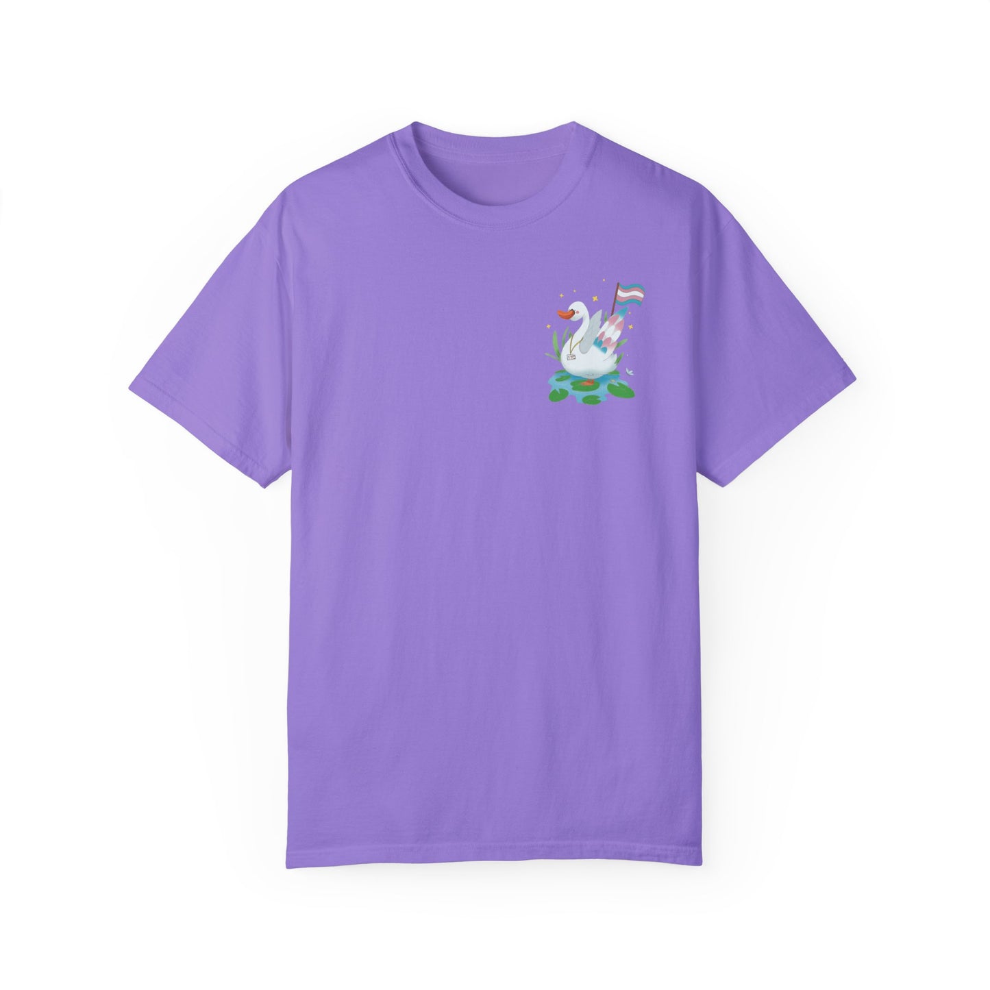 Badgie T-Shirt - Trans Swan “Tundra” - Badgie.co