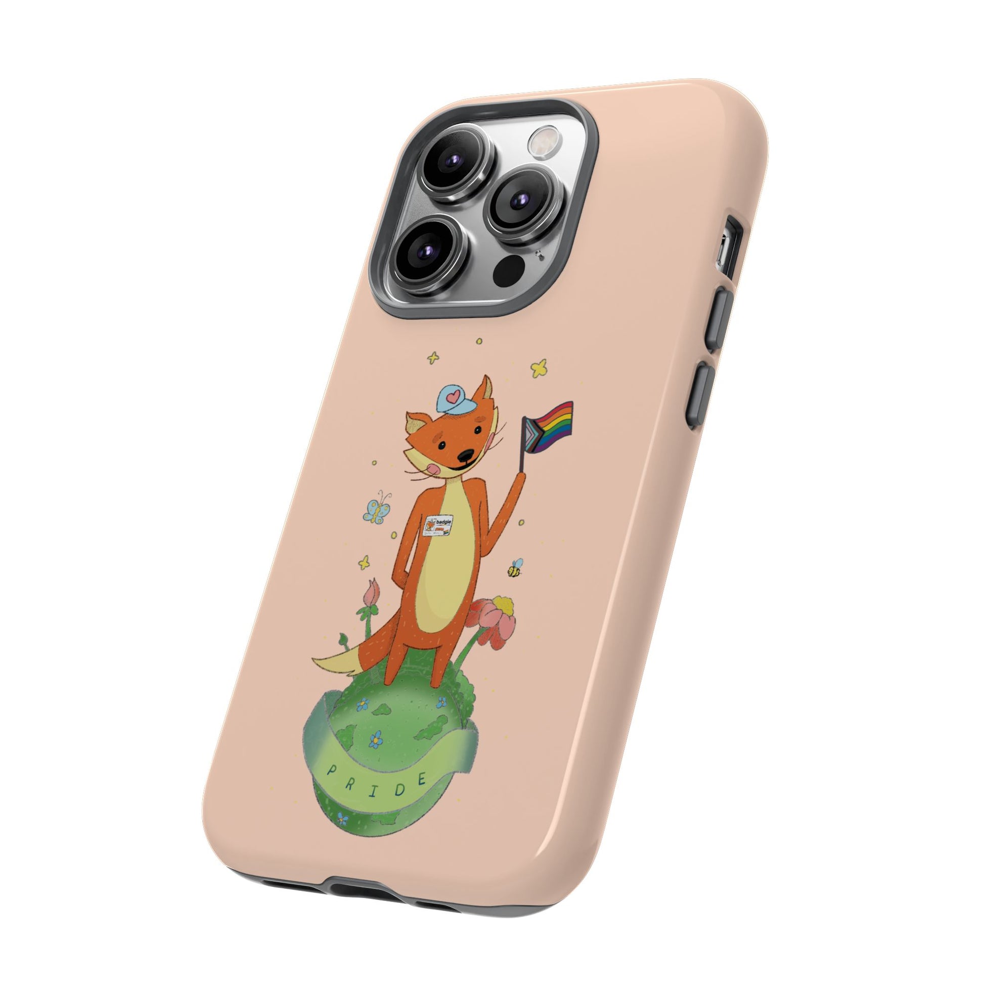 Badgie iPhone Case - Pride Fox "Kit" - Badgie.co