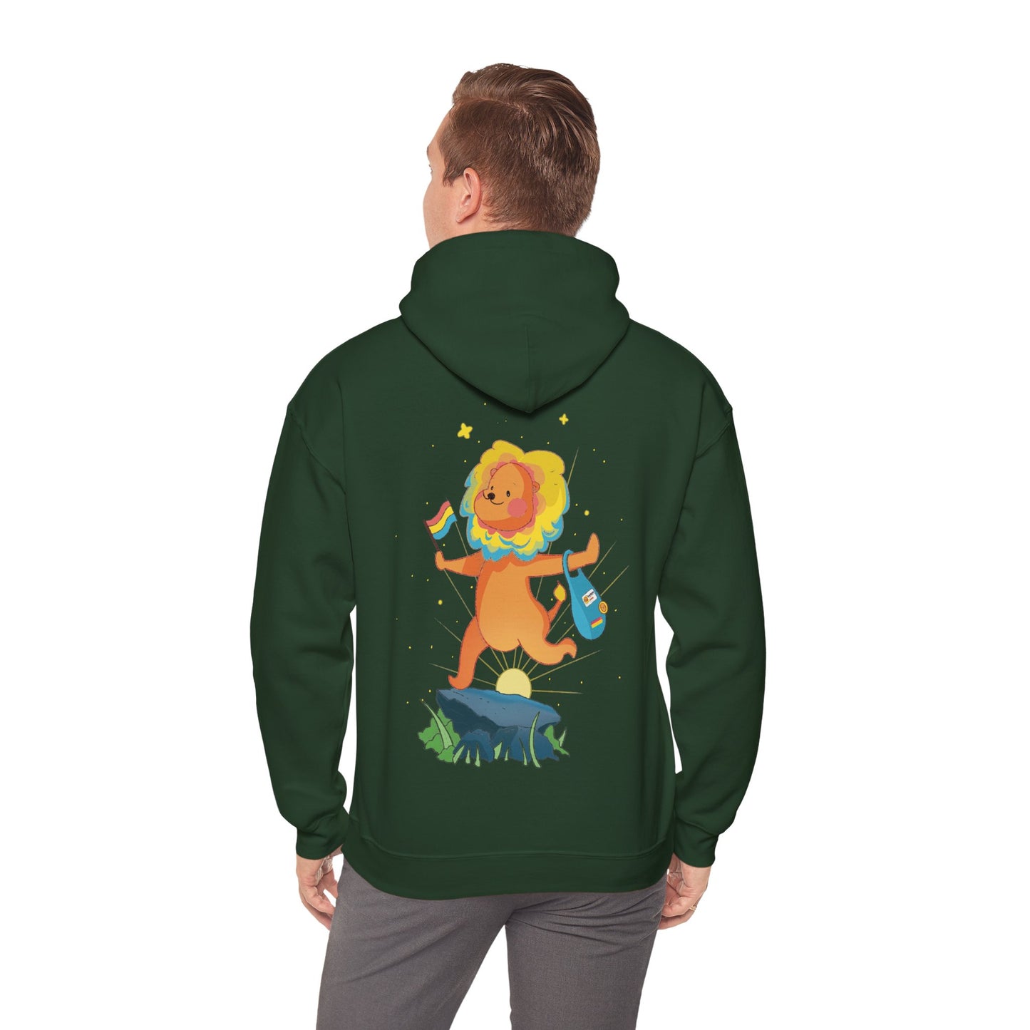 Badgie Hoodie - Pansexual Lion "Barb" - Badgie.co