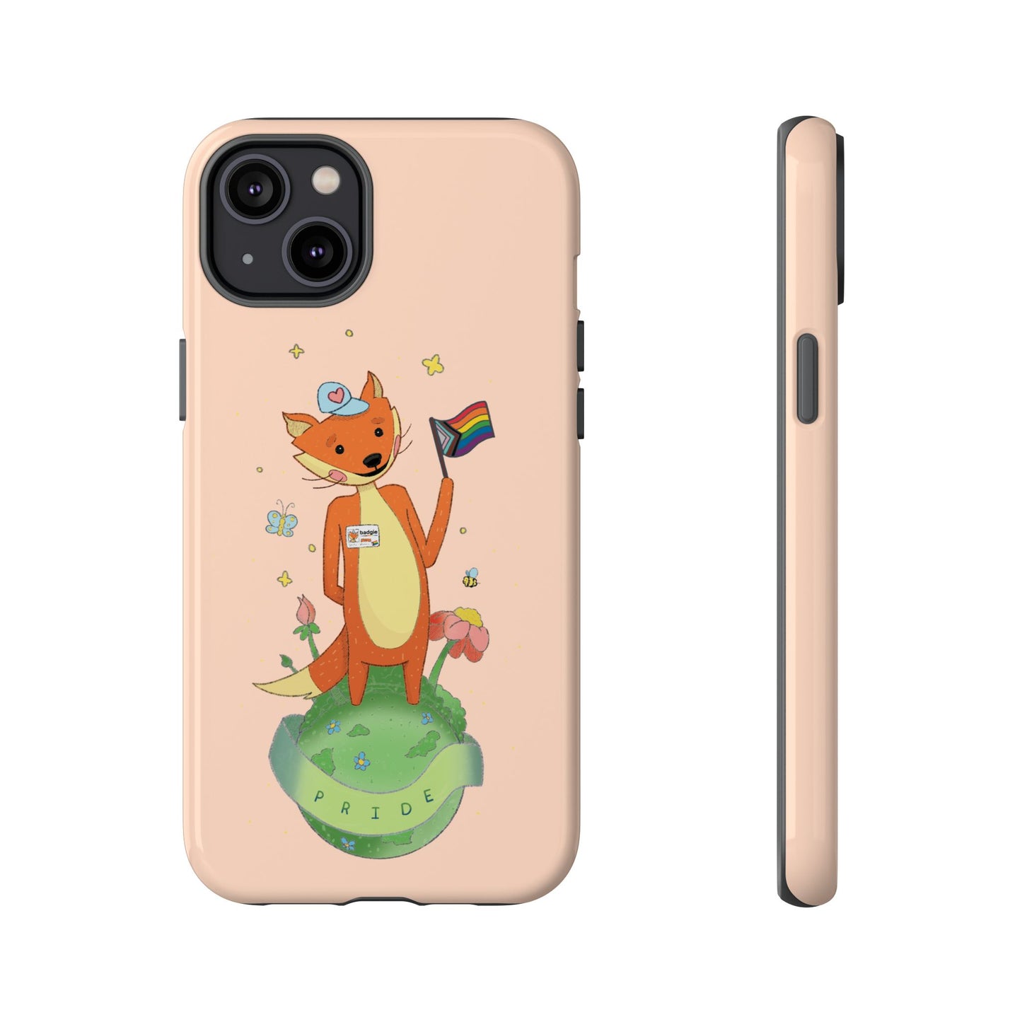 Badgie iPhone Case - Pride Fox "Kit" - Badgie.co