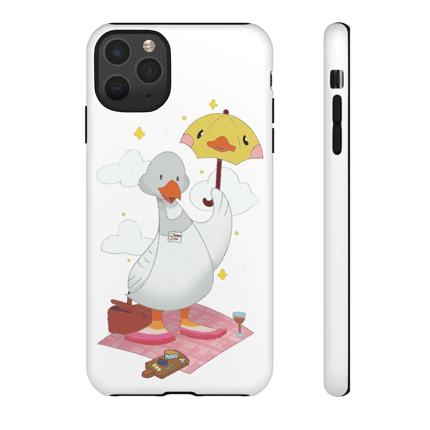 Badgie iPhone Case - Lesbian Goose "Tula" - Badgie.co
