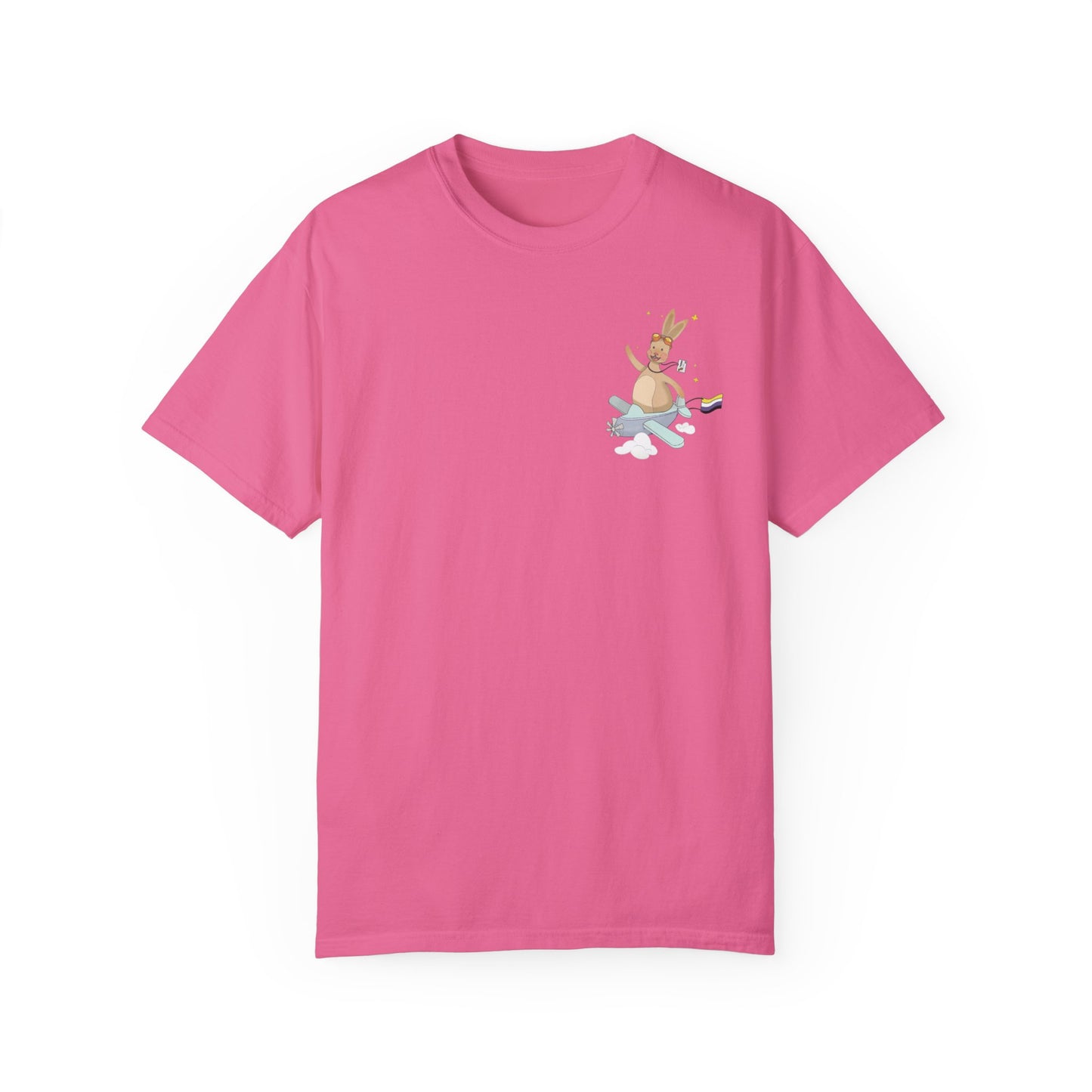 Badgie T-Shirt - Nonbinary Rabbit "Rex" - Badgie.co