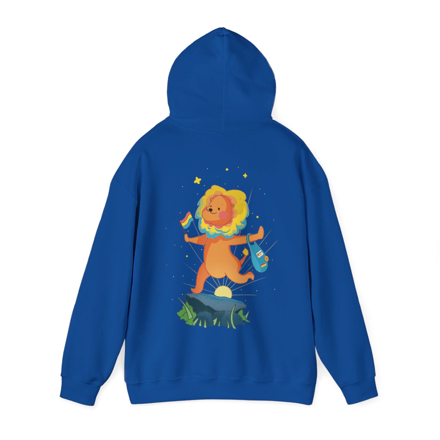 Badgie Hoodie - Pansexual Lion "Barb" - Badgie.co