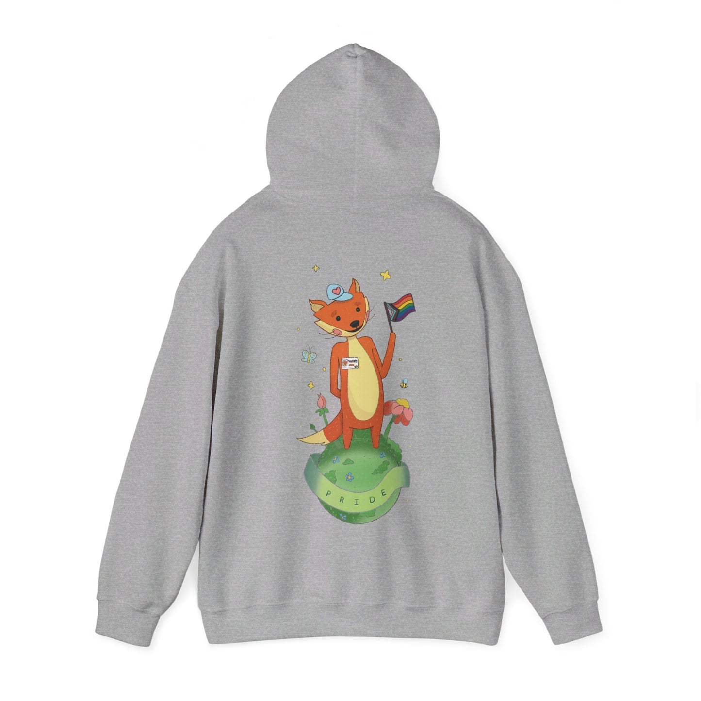 Badgie Hoodie - Pride Fox "Kit" - Badgie.co