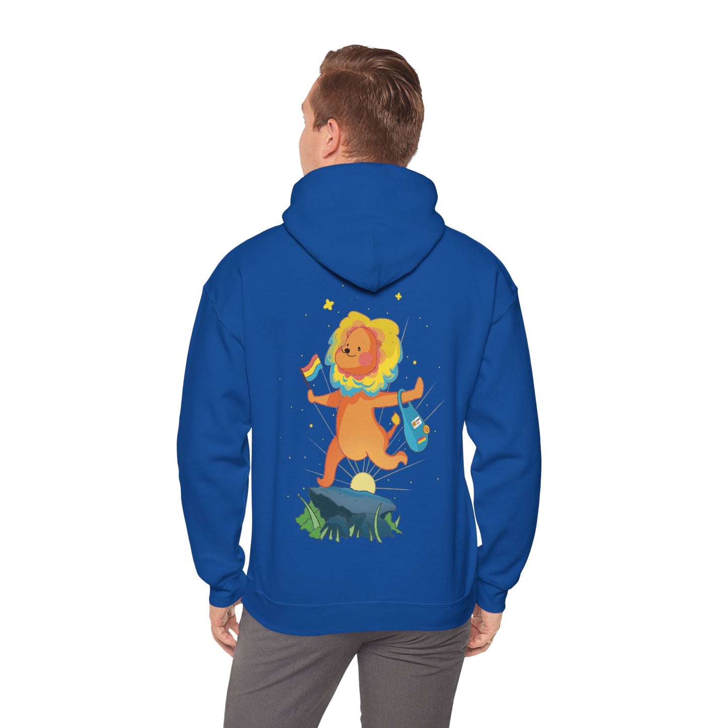 Badgie Hoodie - Pansexual Lion "Barb" - Badgie.co
