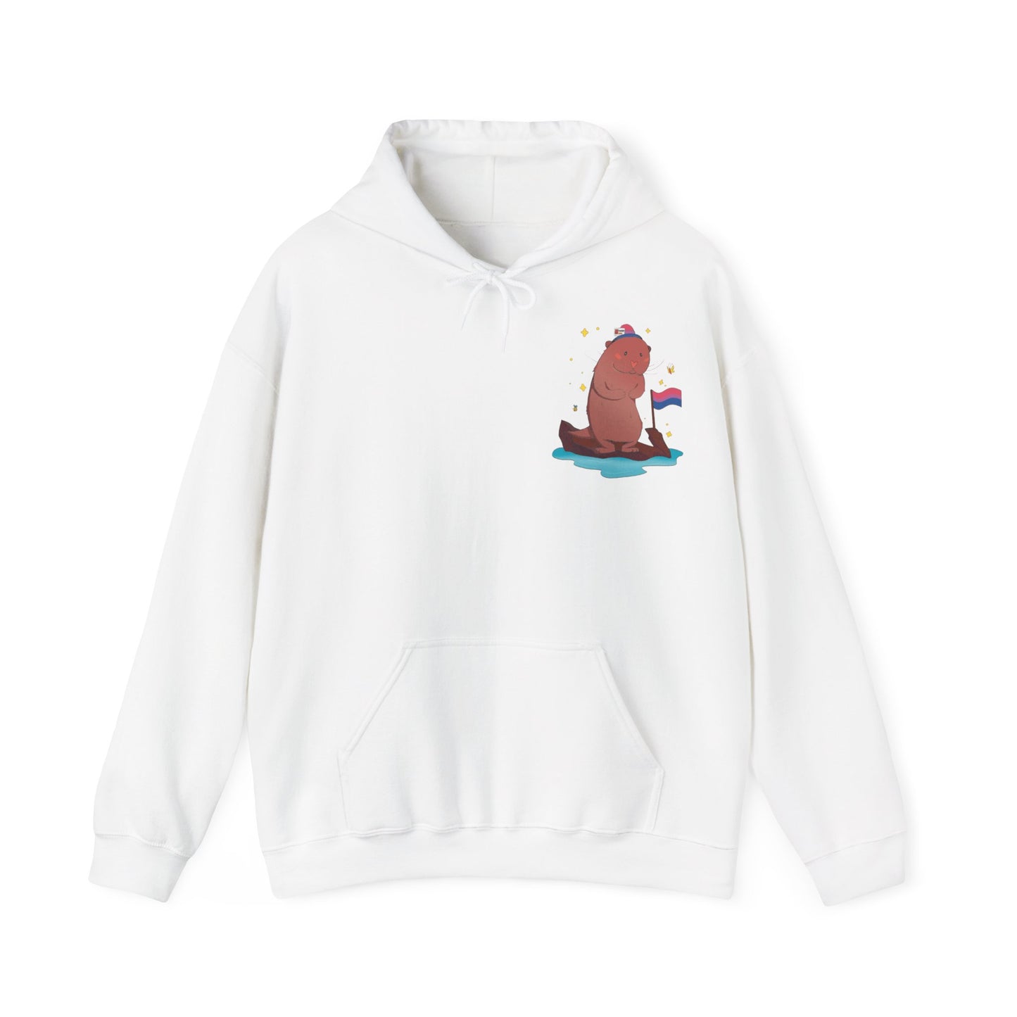 Badgie Hoodie - Bisexual Otter "River" - Badgie.co