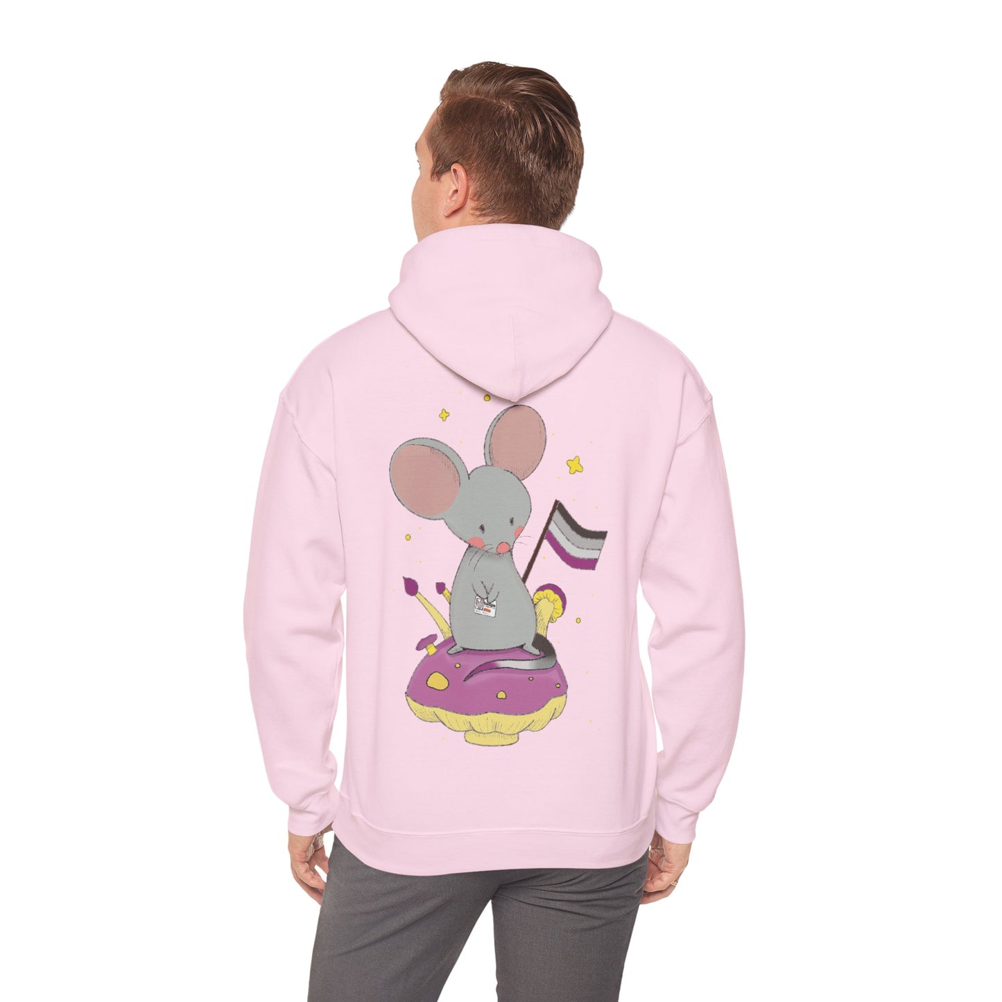 Badgie Hoodie - Asexual Mouse “Roan” - Badgie.co