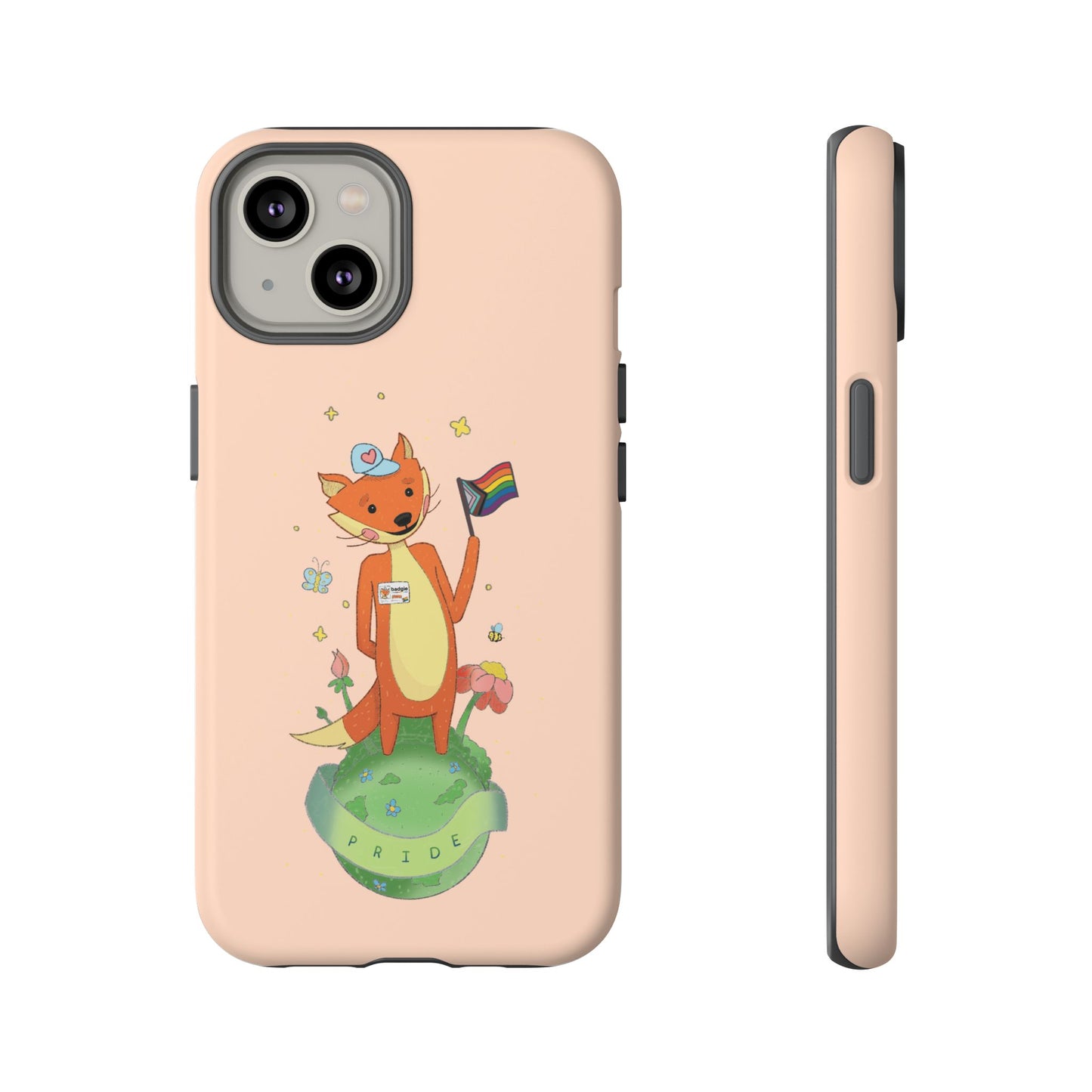 Badgie iPhone Case - Pride Fox "Kit" - Badgie.co