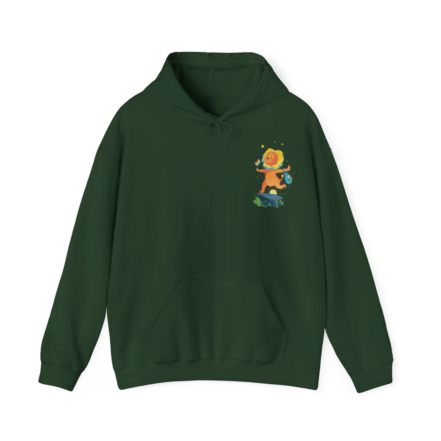 Badgie Hoodie - Pansexual Lion "Barb" - Badgie.co