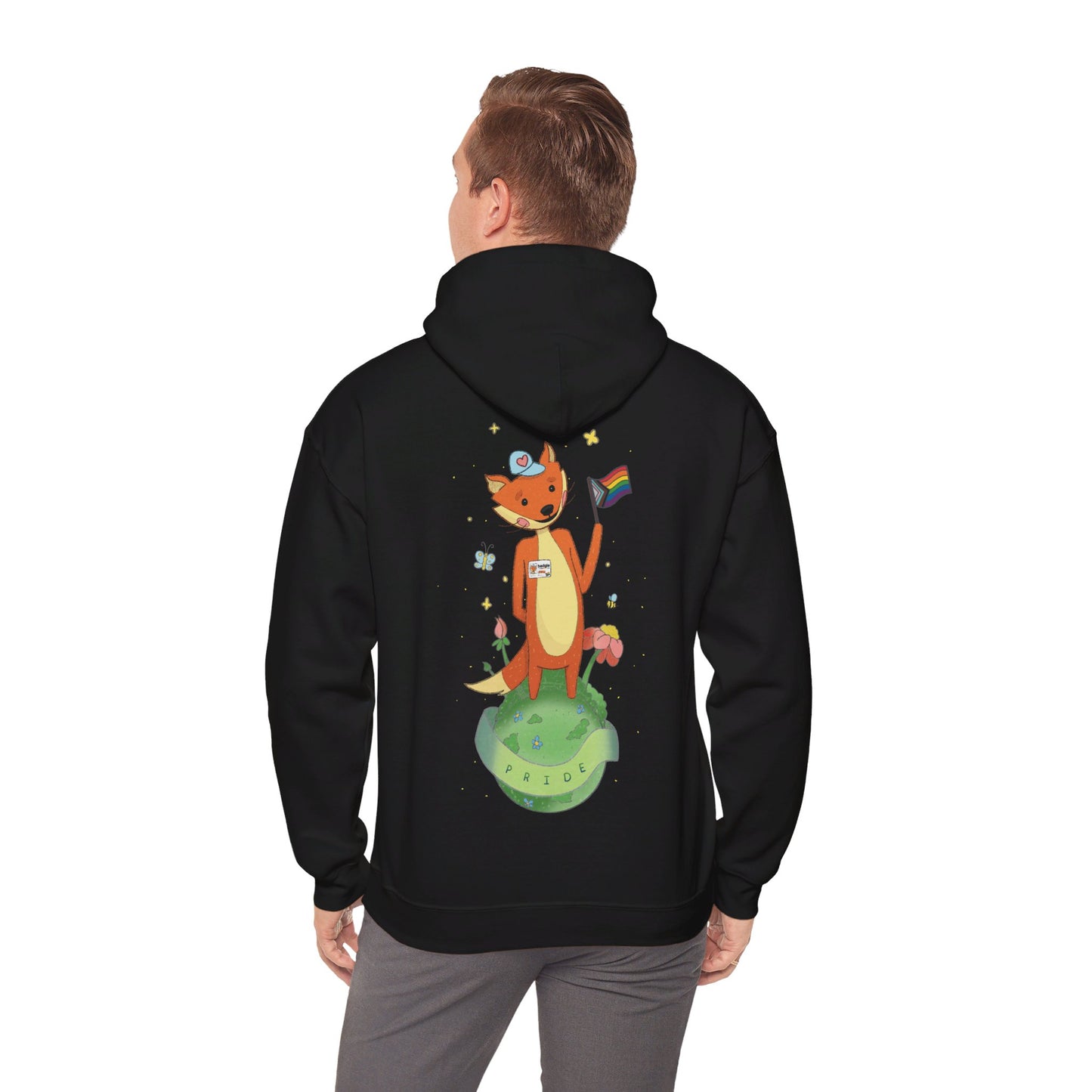 Badgie Hoodie - Pride Fox "Kit" - Badgie.co