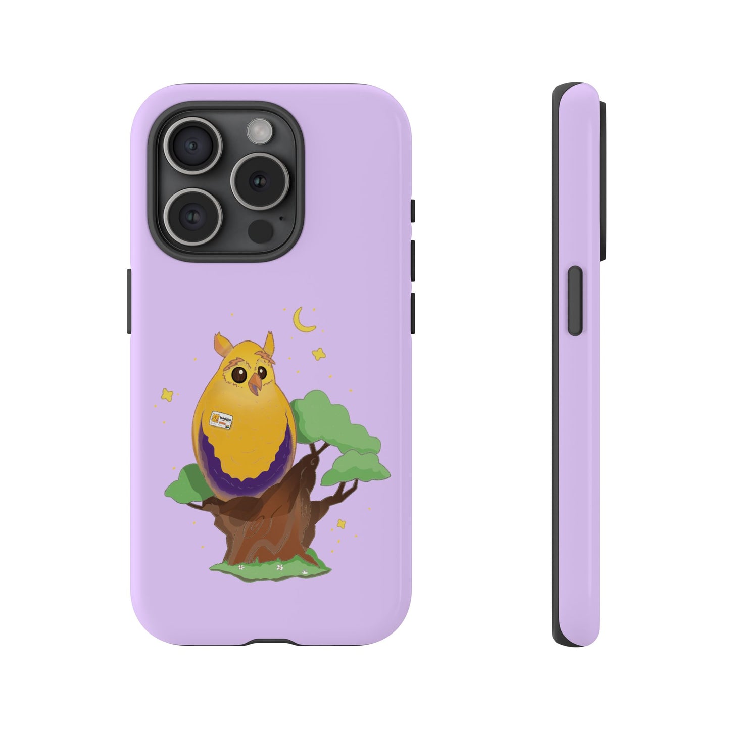 Badgie iPhone Case - Intersex Owl "Albert" - Badgie.co