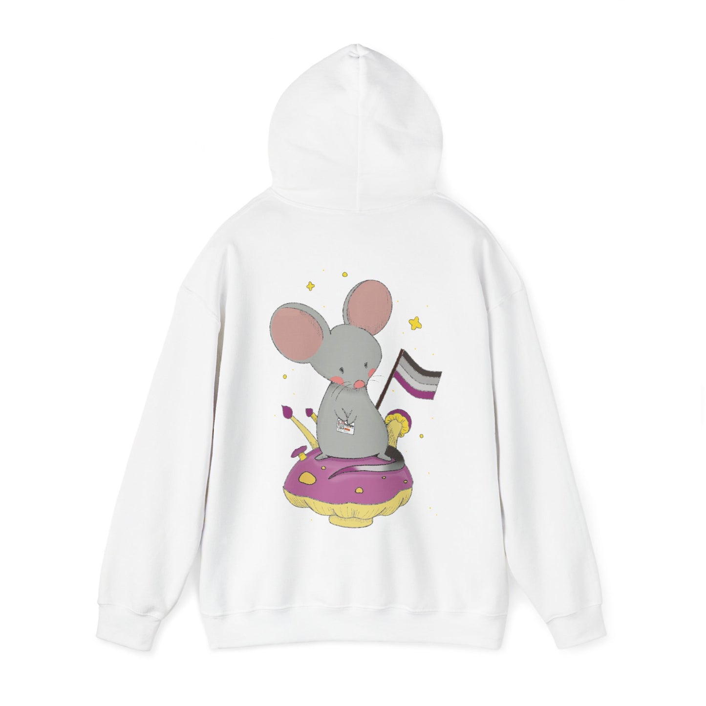 Badgie Hoodie - Asexual Mouse “Roan” - Badgie.co