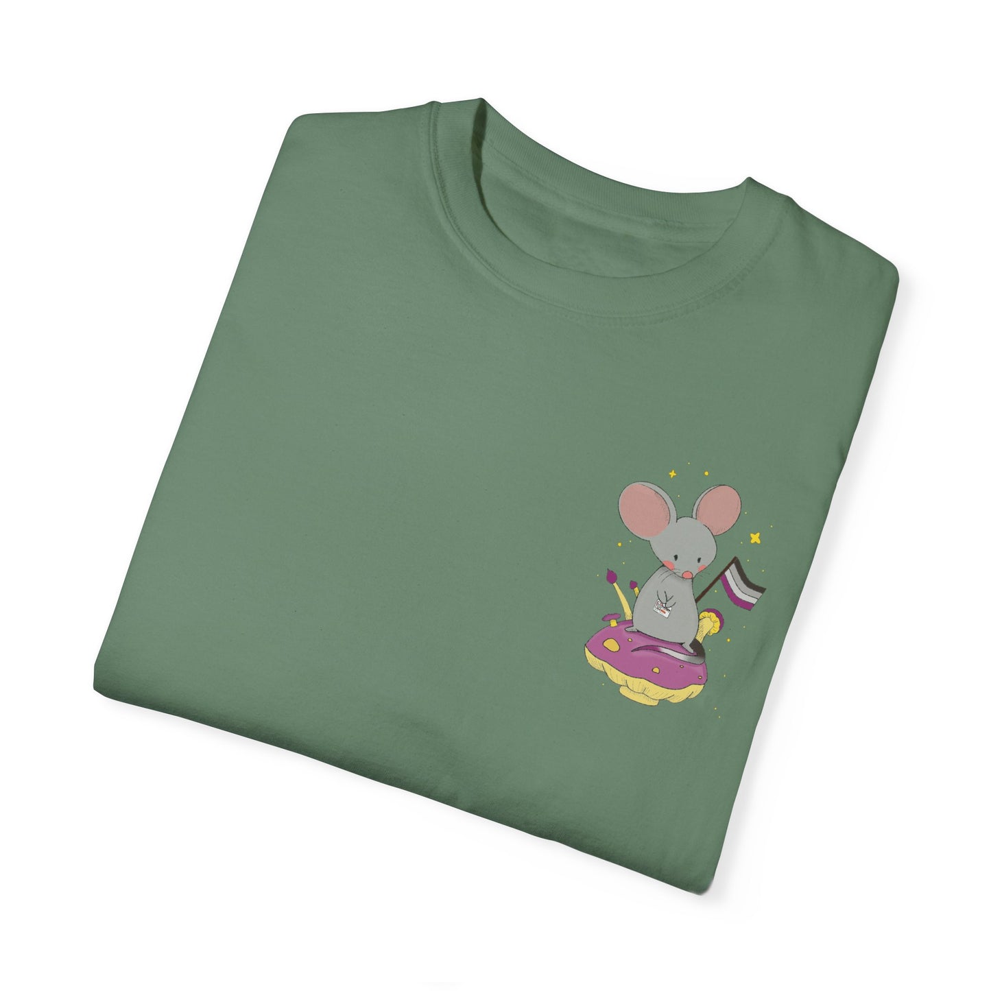 Badgie T-Shirt - Asexual Mouse "Roan" - Badgie.co