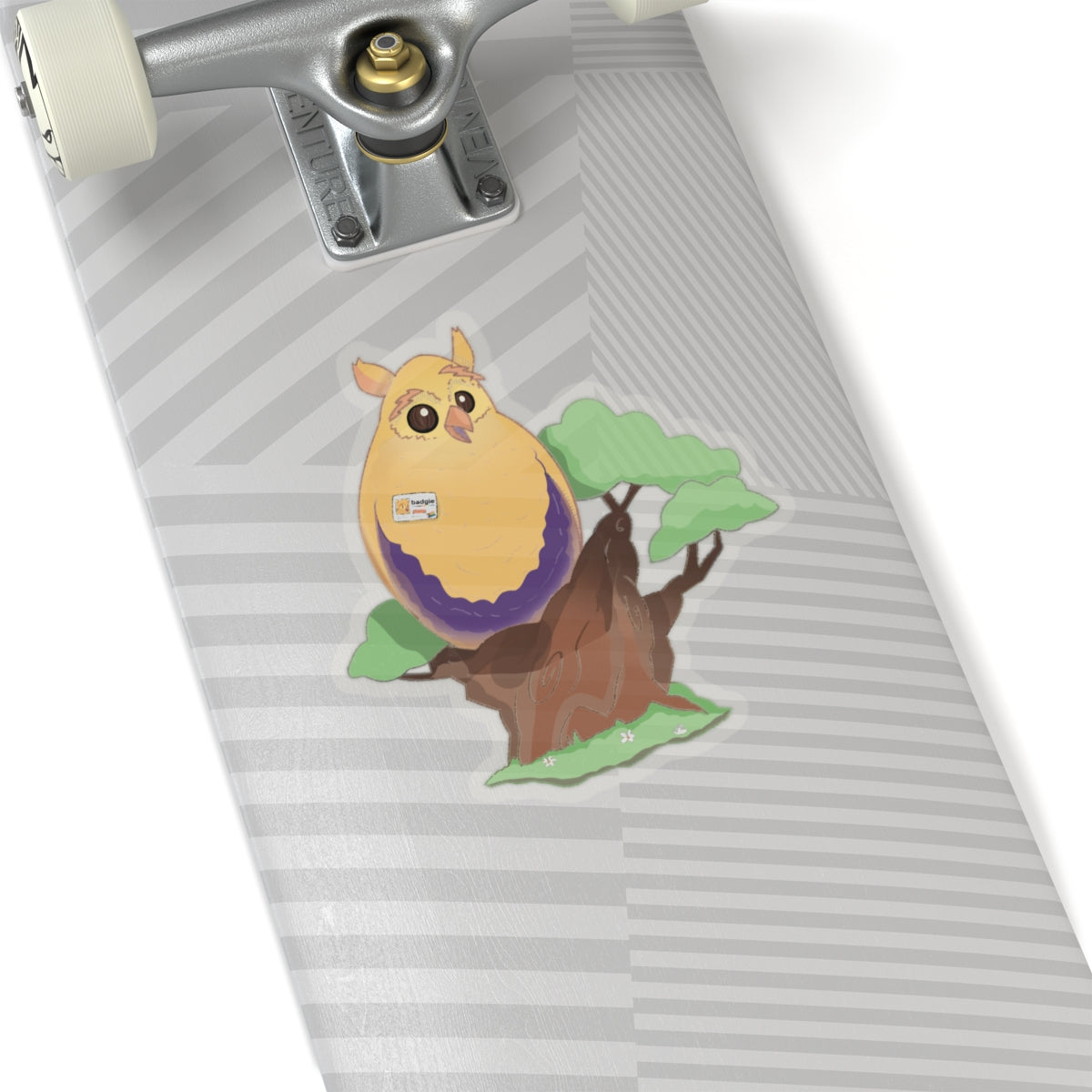 Kiss-Cut Stickers - Intersex Owl "Albert" - Badgie.co