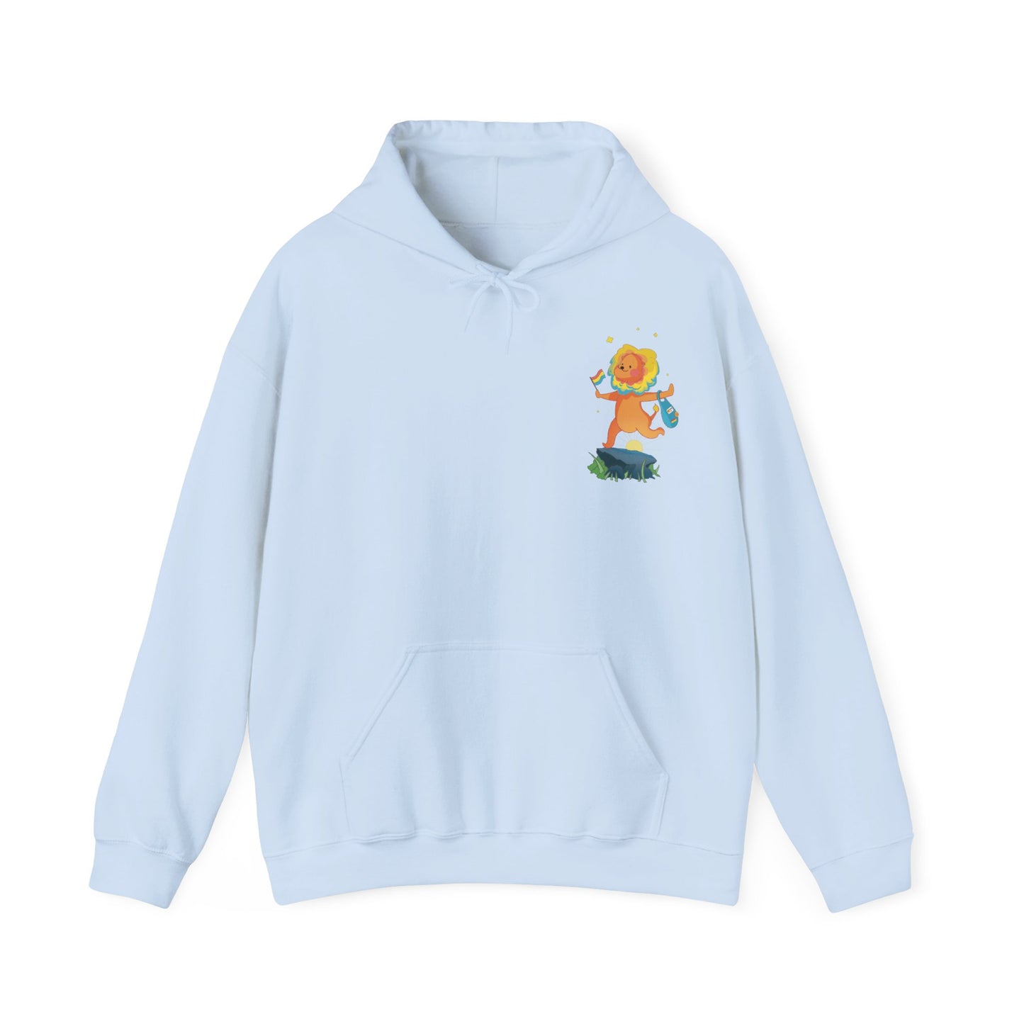 Badgie Hoodie - Pansexual Lion "Barb" - Badgie.co