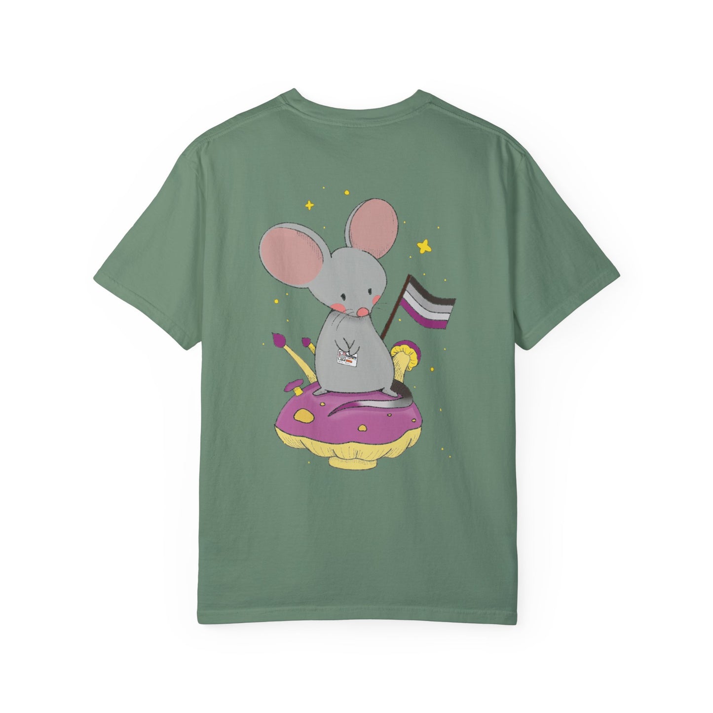 Badgie T-Shirt - Asexual Mouse "Roan" - Badgie.co