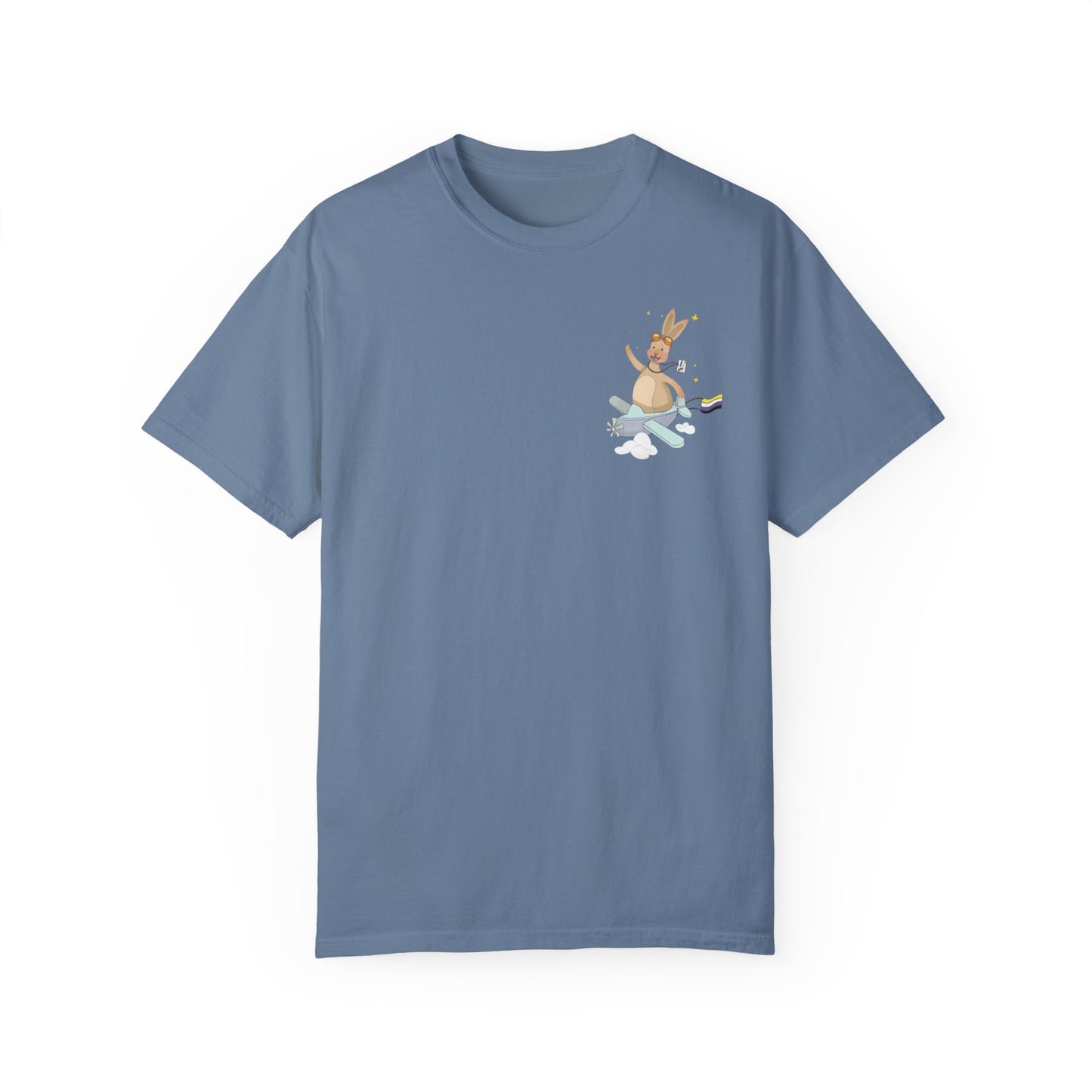 Badgie T-Shirt - Nonbinary Rabbit "Rex" - Badgie.co
