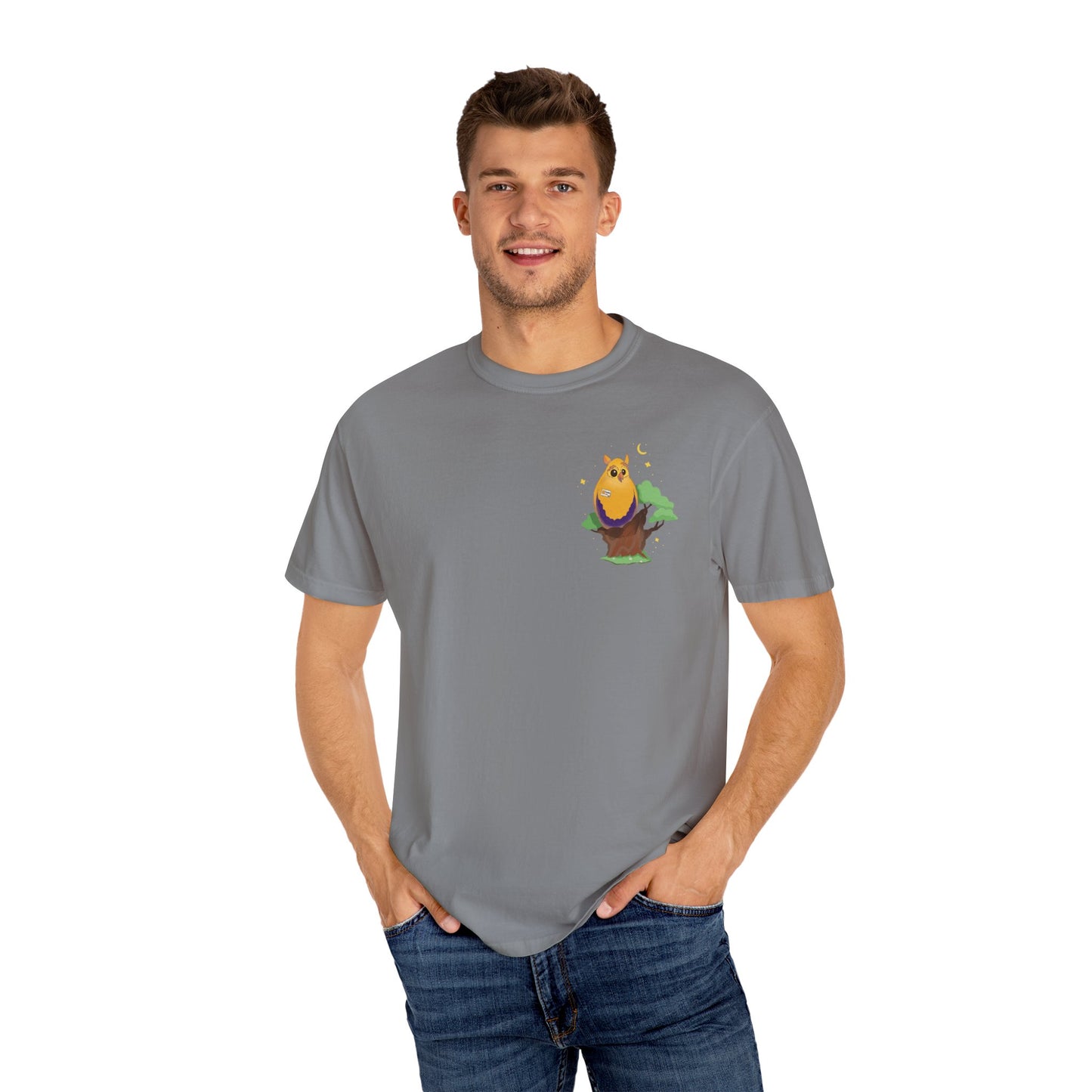 Badgie T-Shirt - Intersex Owl "Albert" - Badgie.co