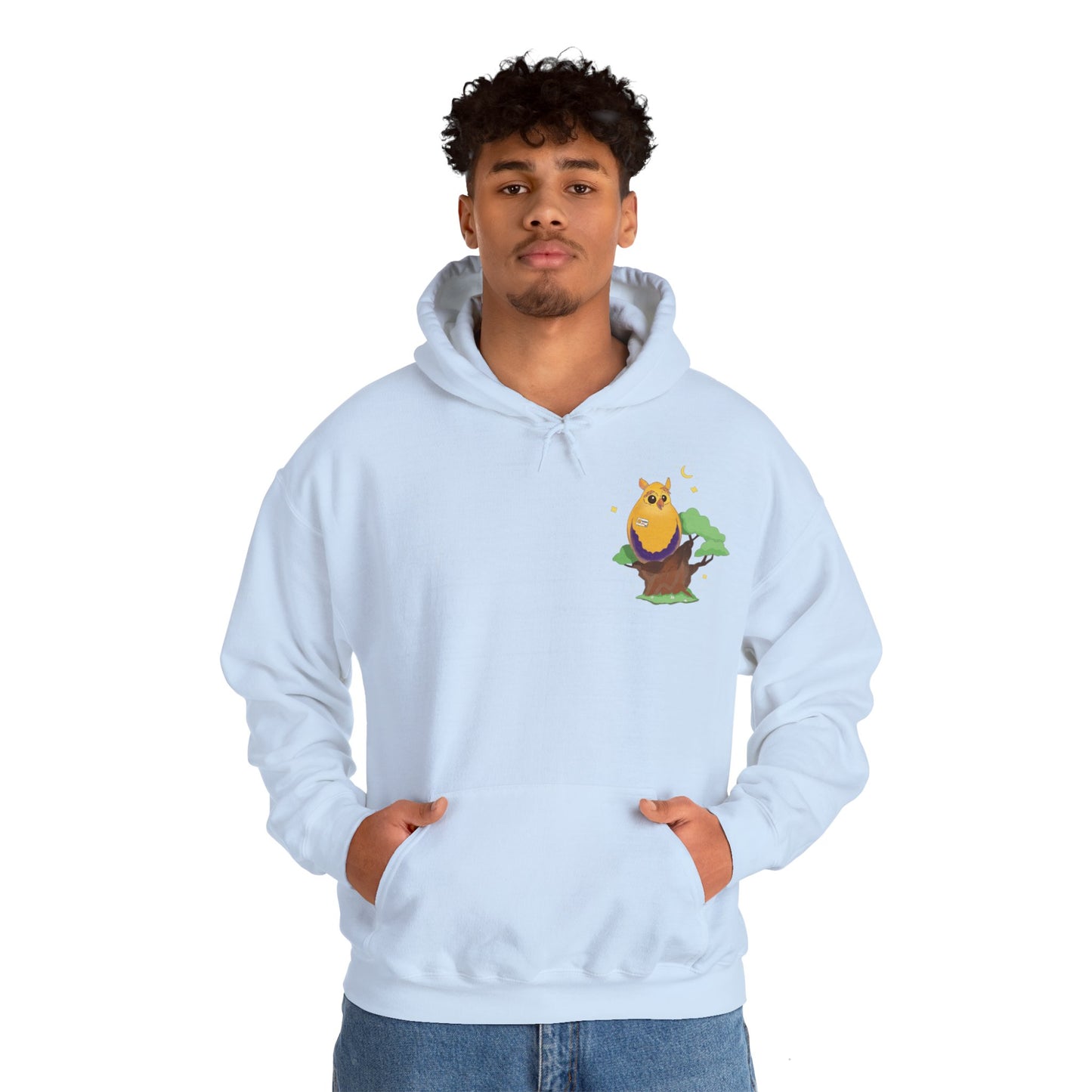 Badgie Hoodie - Intersex Owl "Albert" - Badgie.co