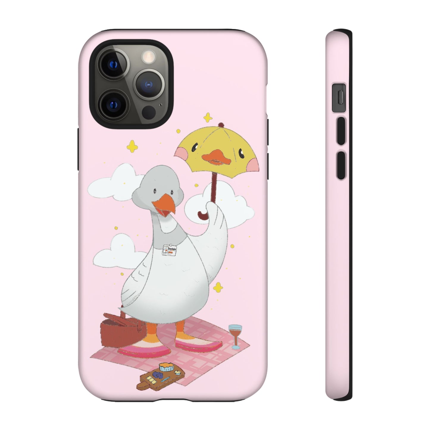 Badgie iPhone Case - Lesbian Goose "Tula" - Badgie.co