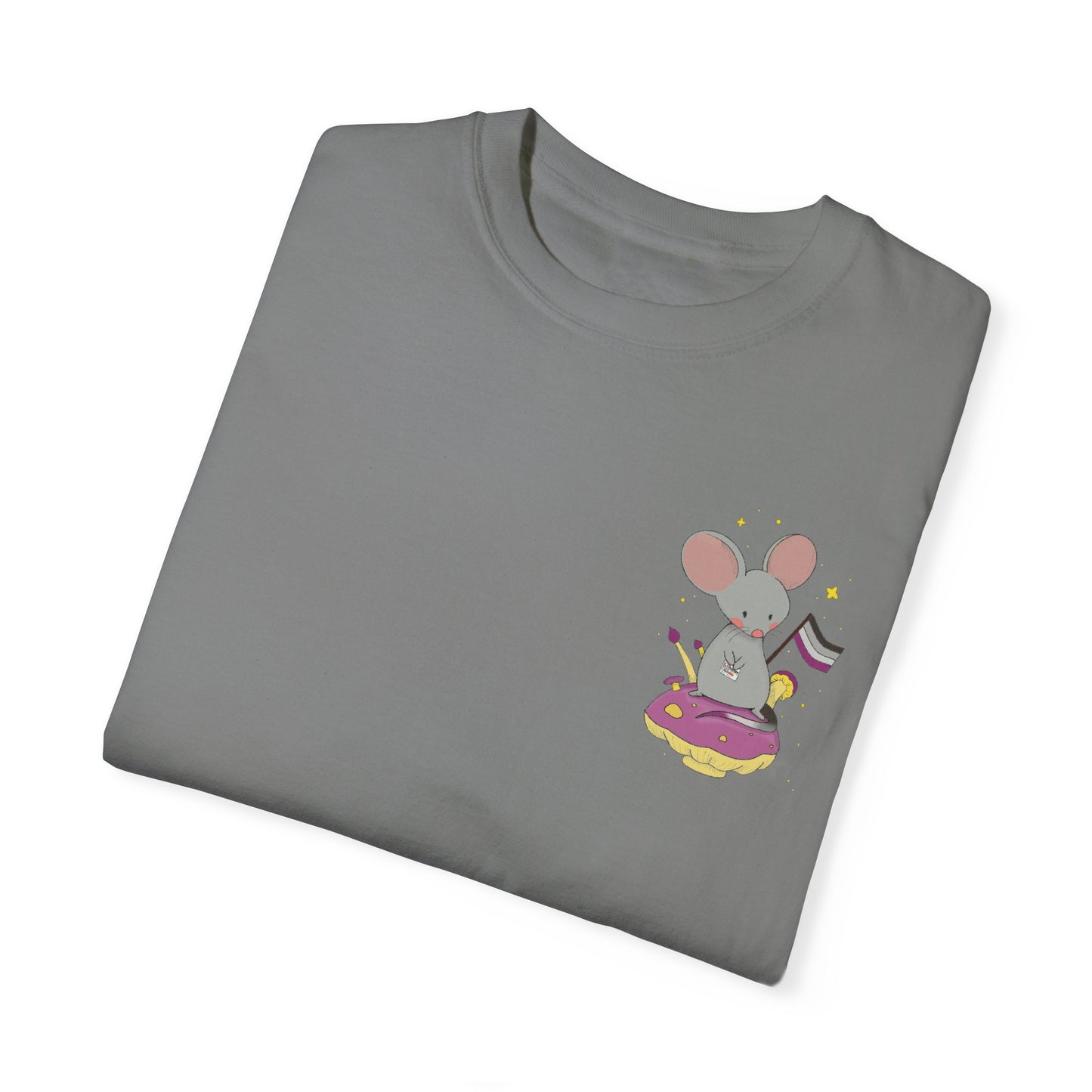 Badgie T-Shirt - Asexual Mouse "Roan" - Badgie.co