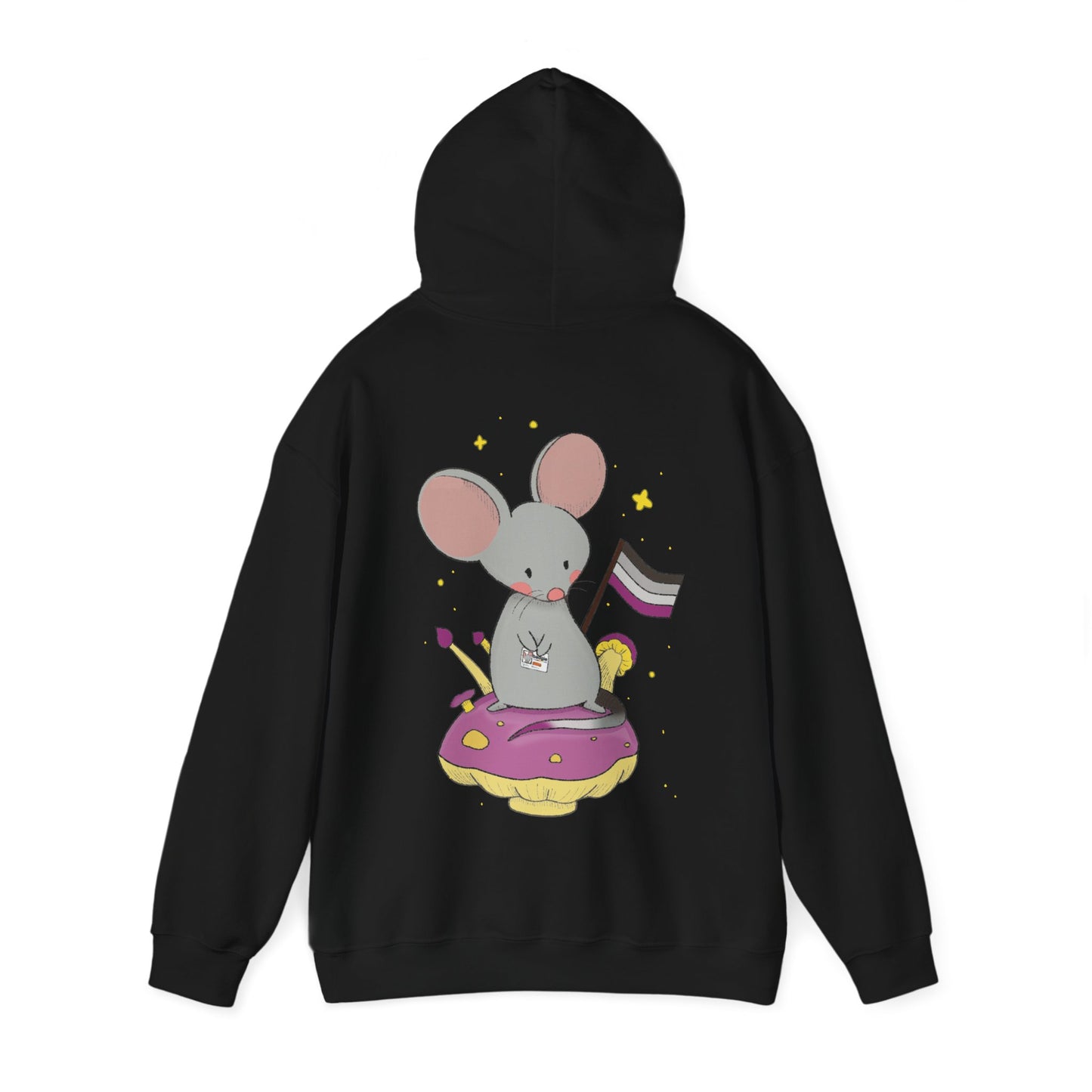 Badgie Hoodie - Asexual Mouse “Roan” - Badgie.co