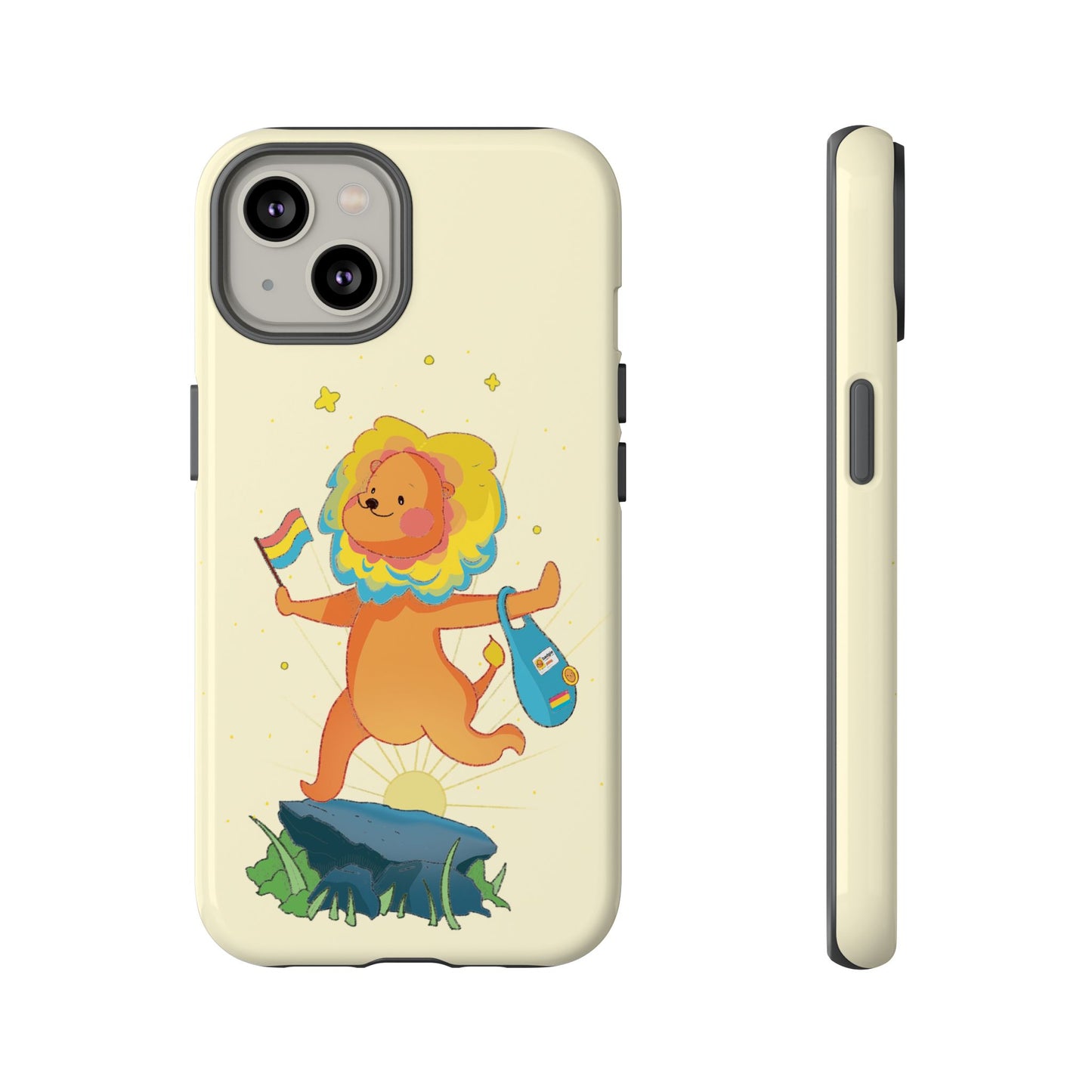 Badgie iPhone Case - Pansexual Lion "Barb" - Badgie.co