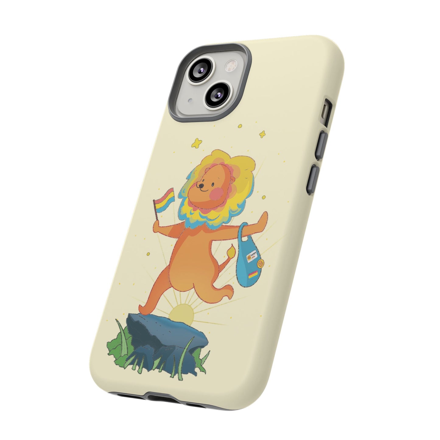 Badgie iPhone Case - Pansexual Lion "Barb" - Badgie.co