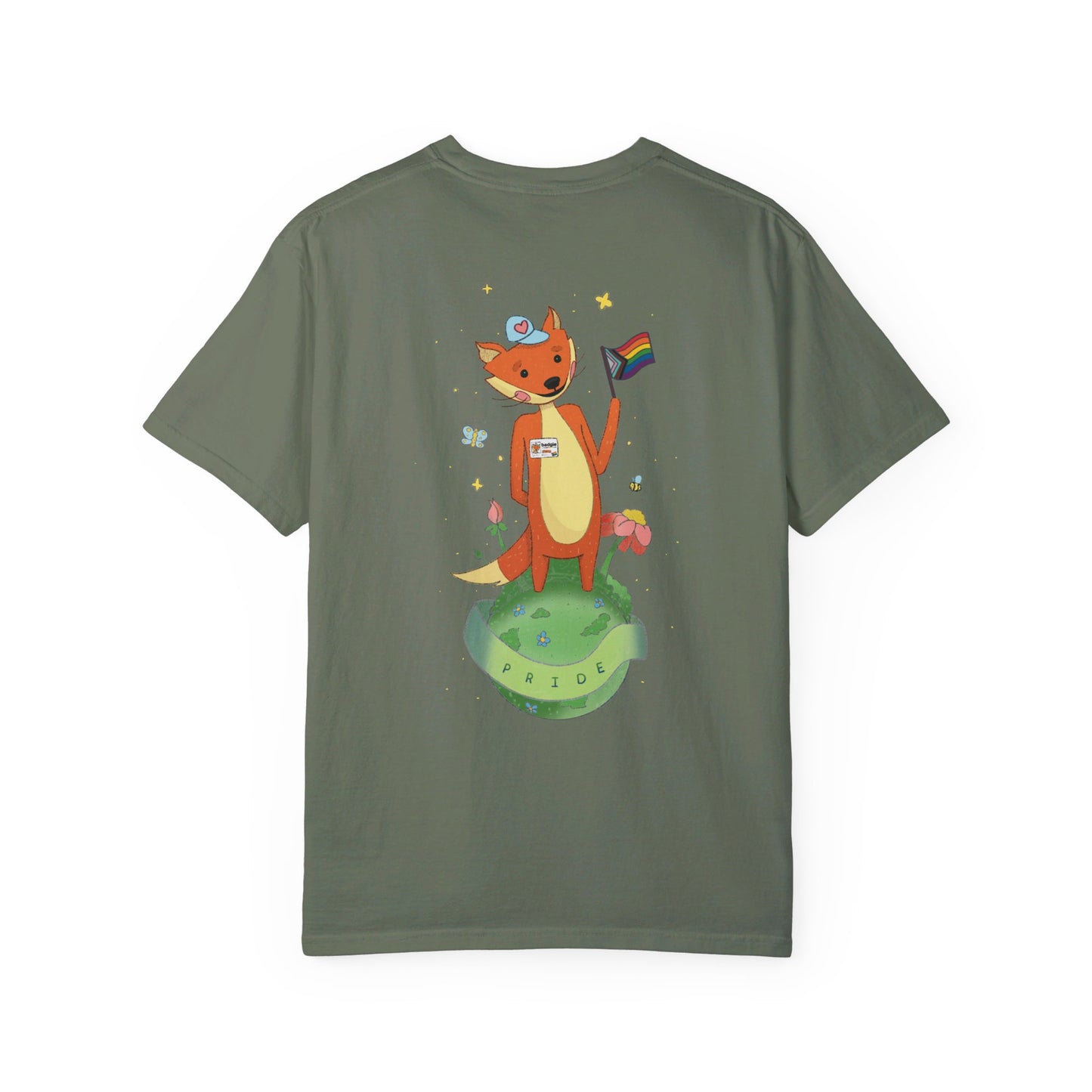 Badgie T-Shirt - Pride Fox "Kit" - Badgie.co